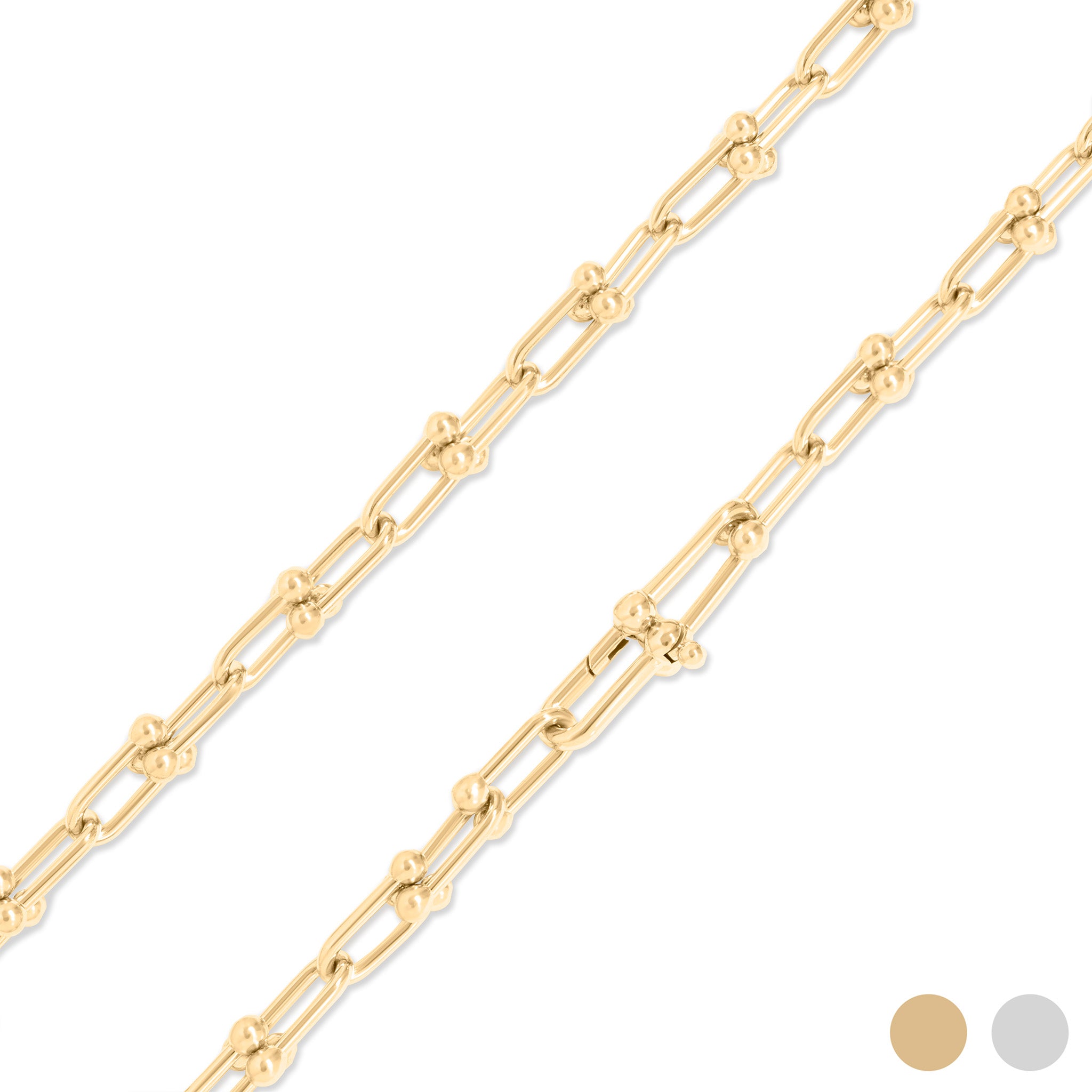 18K Gold PVD Stainless Steel Hardware Necklace / CHN0091、mySite、dreamappss