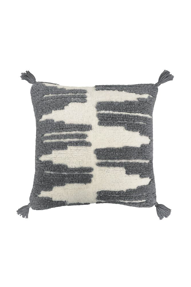 THROW PILLOW ZAGROS CHARCOAL NATURAL、mySite、gigharbornorthrealestate