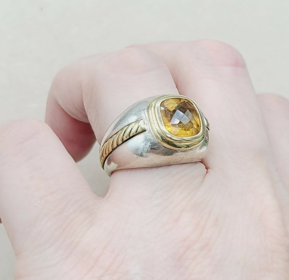 David Yurman Vintage Renaissance Citrine Ring、mySite、hinf8tx79