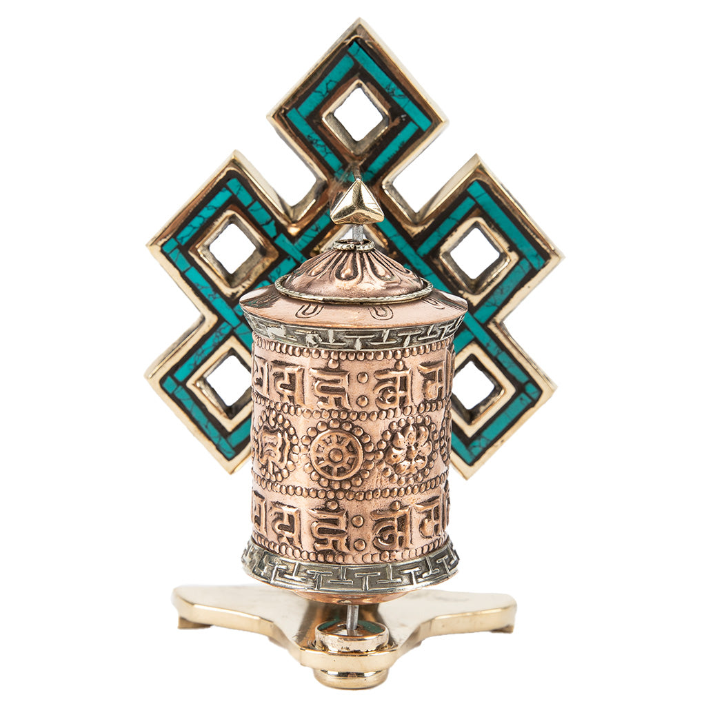 Small Buddhist Prayer Wheel with Eternal Knot、mySite、topwebapps