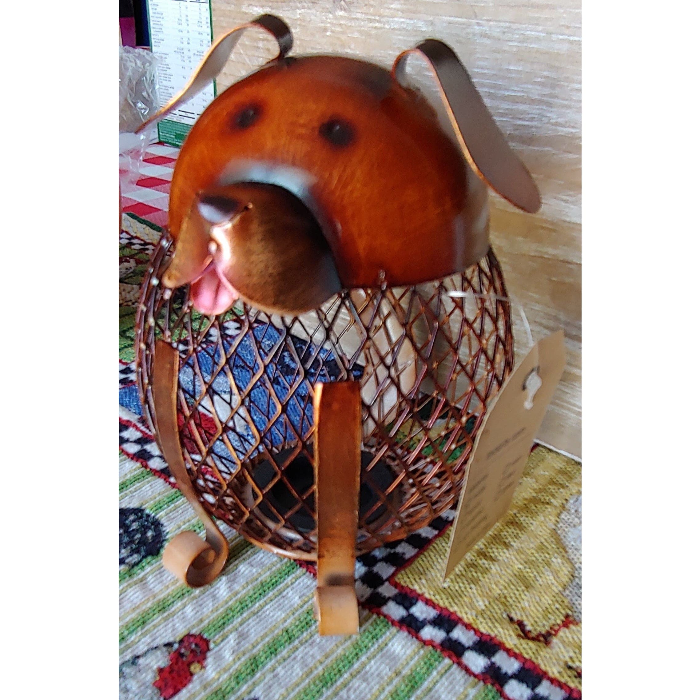 Wire Animal Cork Cages & Banks! Pig, Dog, Cat, Chicken, Cardinal, Owl & More! Metal Craft Decor,、mySite、g9winljtr