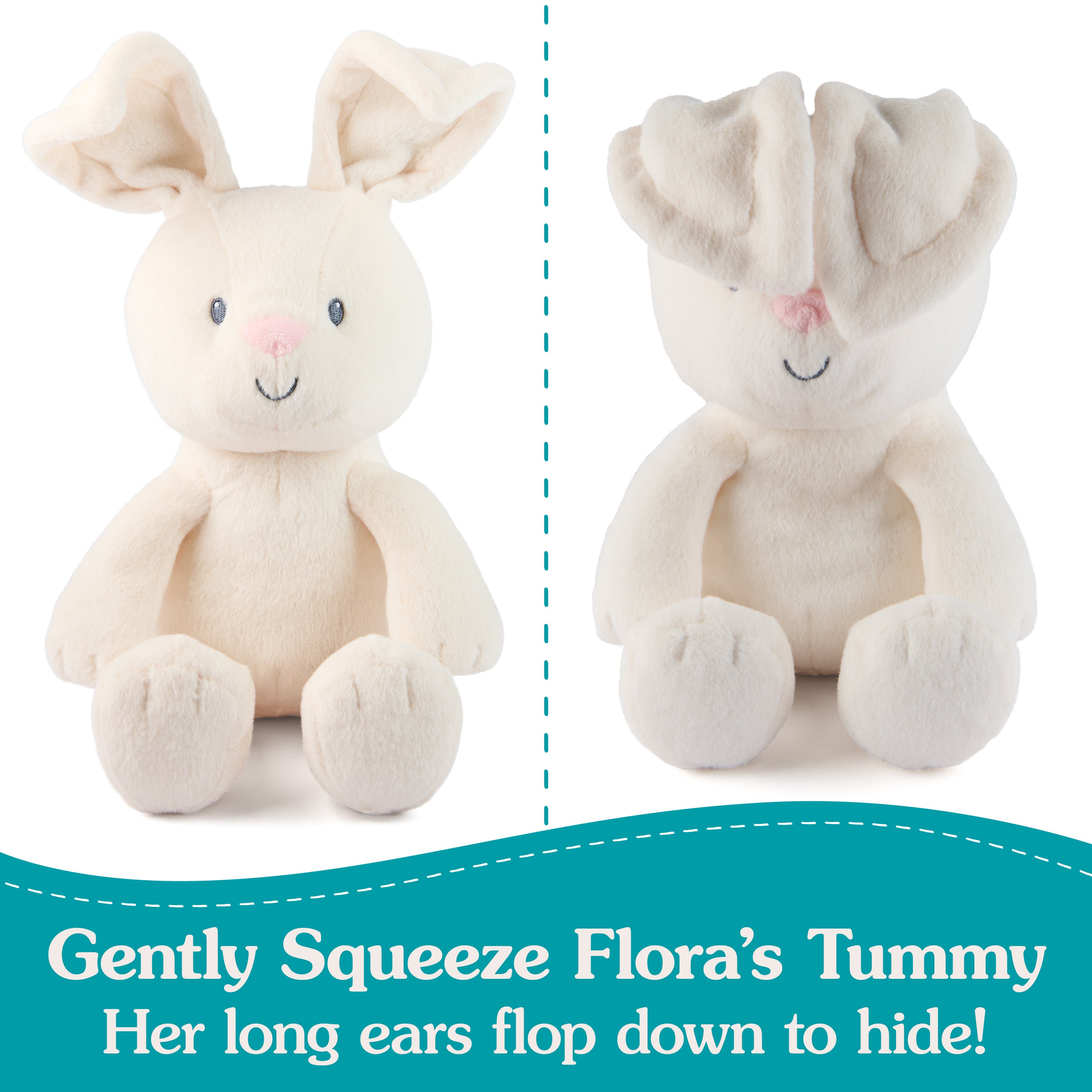 Peek-a-Boo Flora the Bunny, 7 in、mySite、pszhyizbm