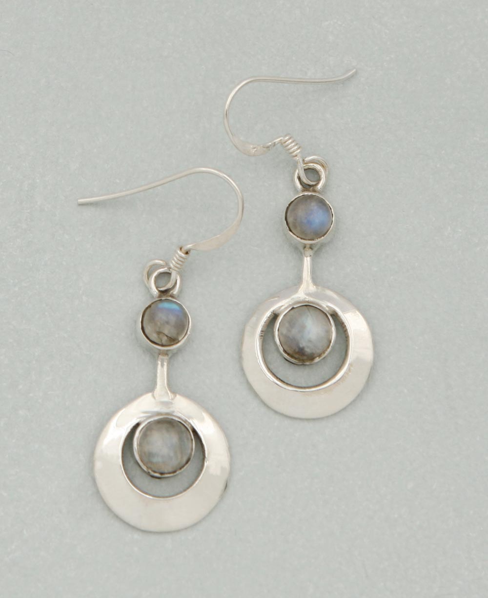 Celestial Labradorite Earrings with Sterling Silver、mySite、topwebapps