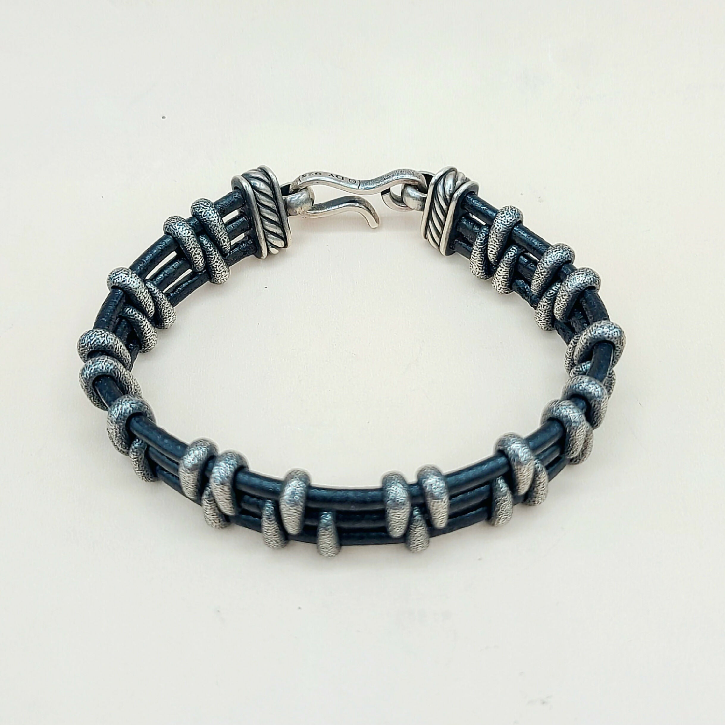 David Yurman Cable Station Bracelet 14mm Strippled Design、mySite、hinf8tx79