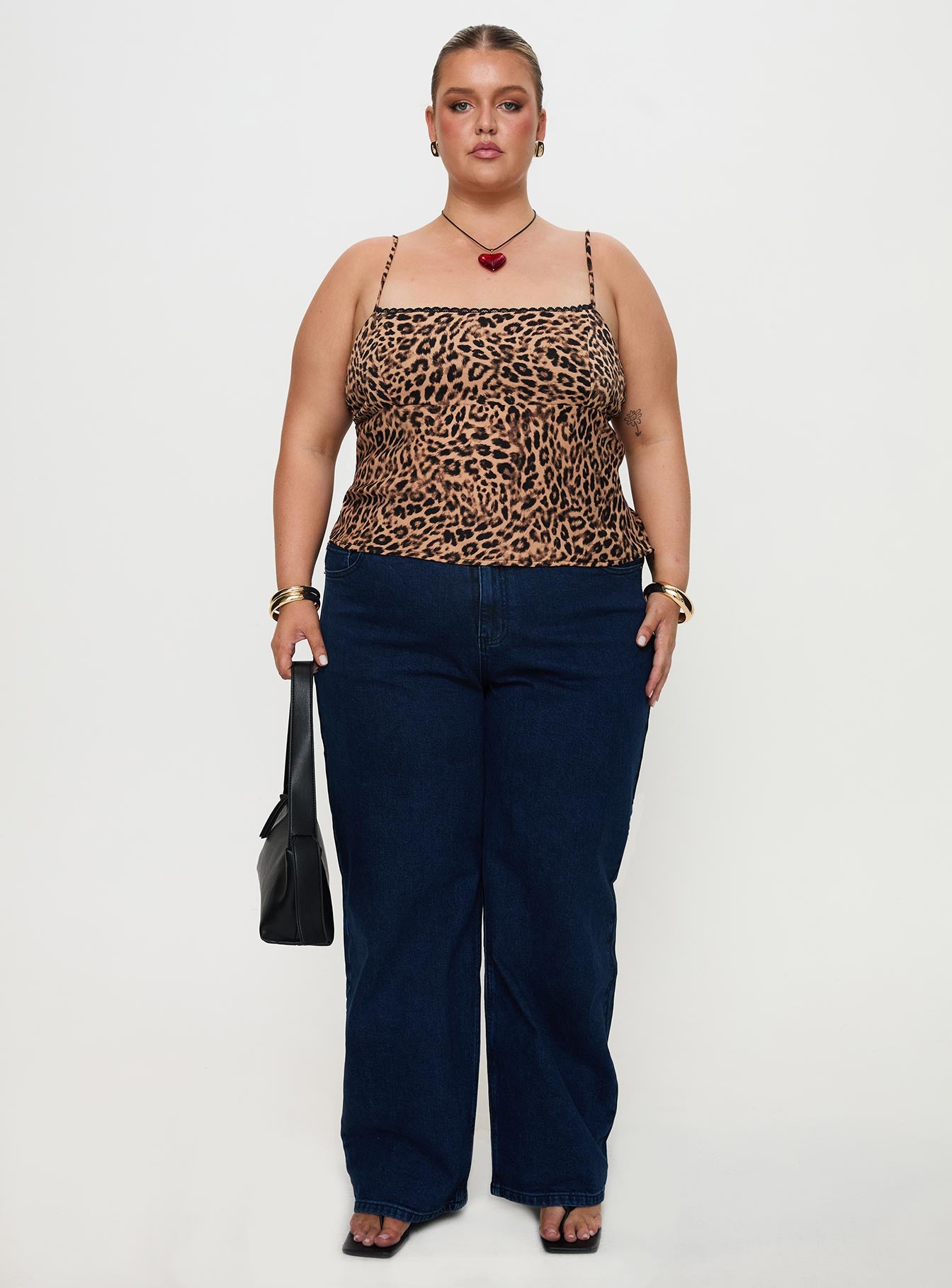 Jaquelyn Top Leopard Curve、mySite、solidvoid
