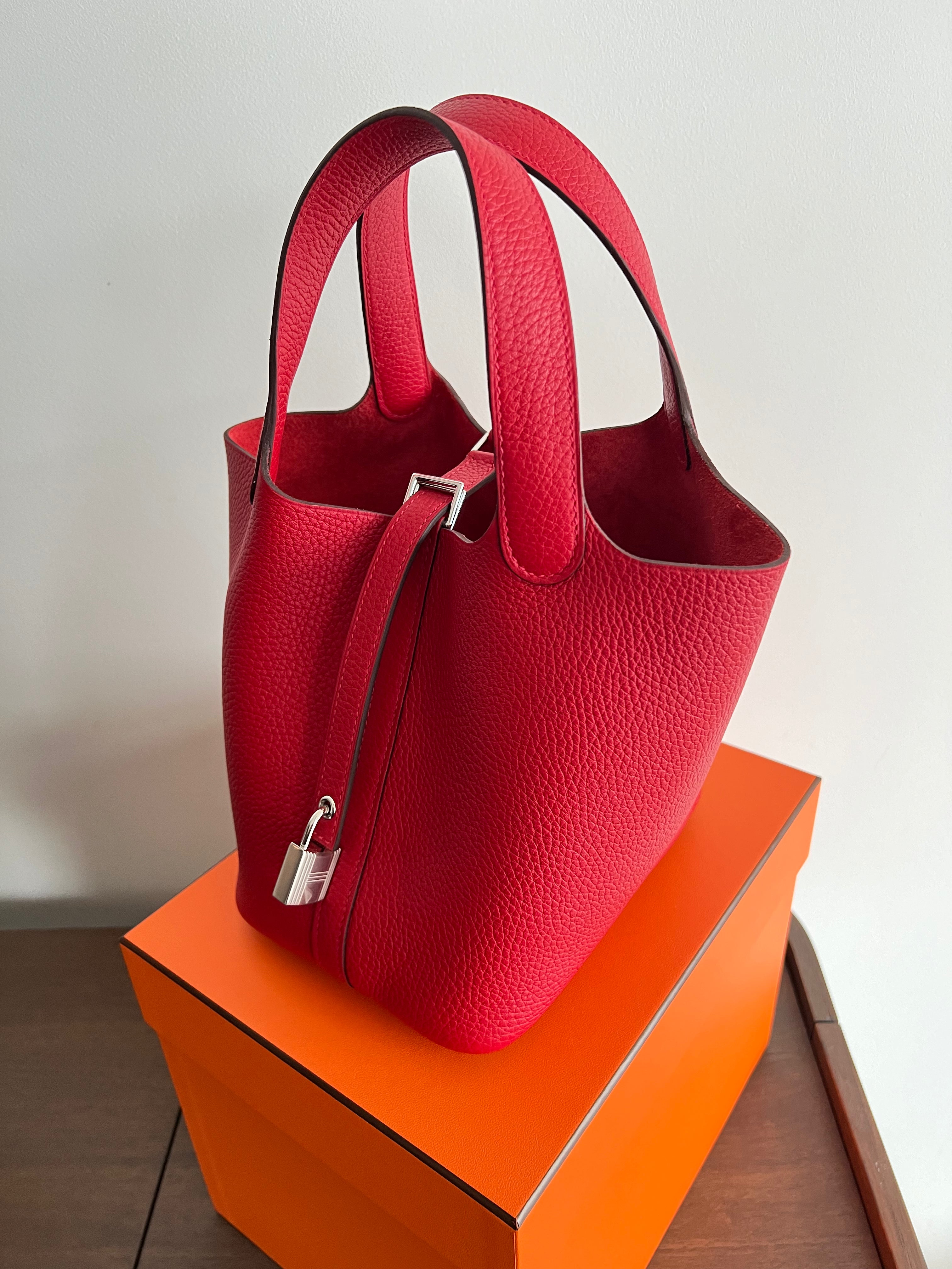 Hermès Picotin 18cm Rouge Casaque PHW、mySite、garminoutage.com