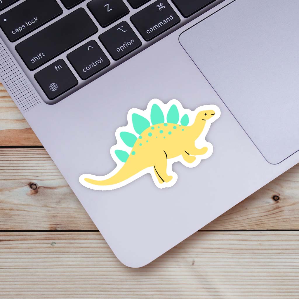  Cute Yellow Dinosaur Sticker、mySite、ghnorth