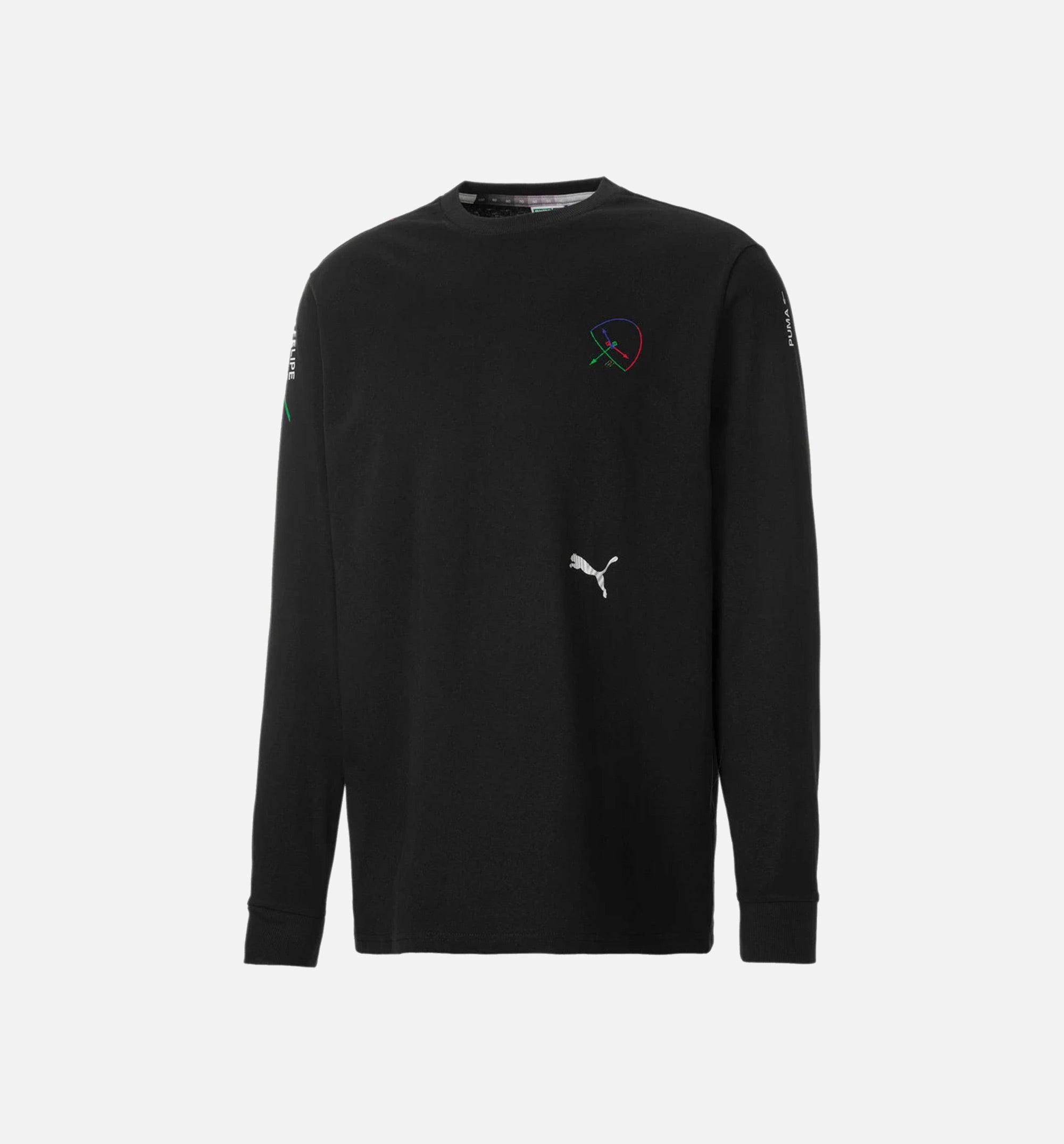 Puma X Felipe Pantone Long Sleeve Mens T-Shirt - Black、mySite、dreamappss