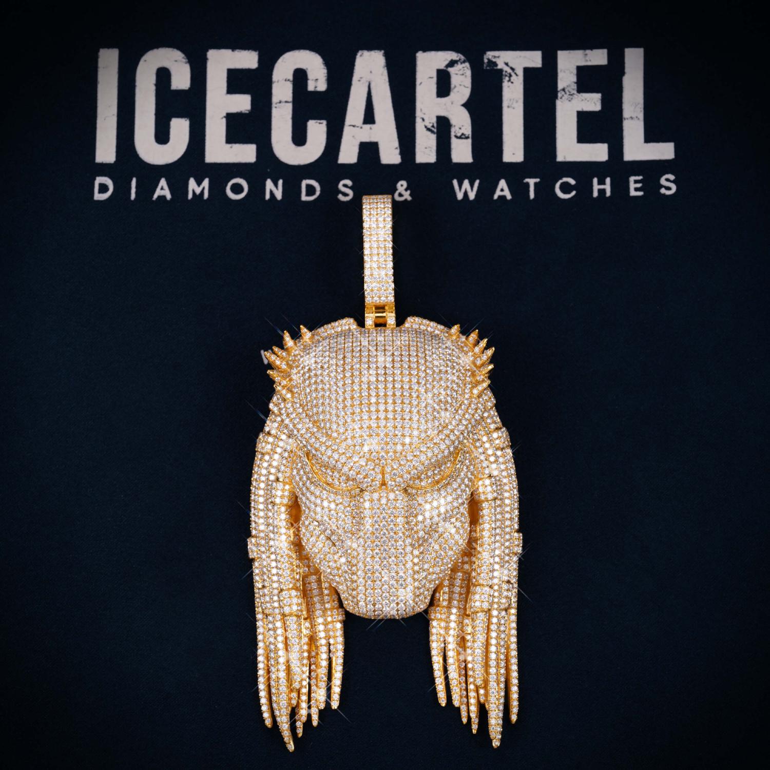 Moissanite Custom Predator Pendant 14K Gold、mySite、hinf8tx79