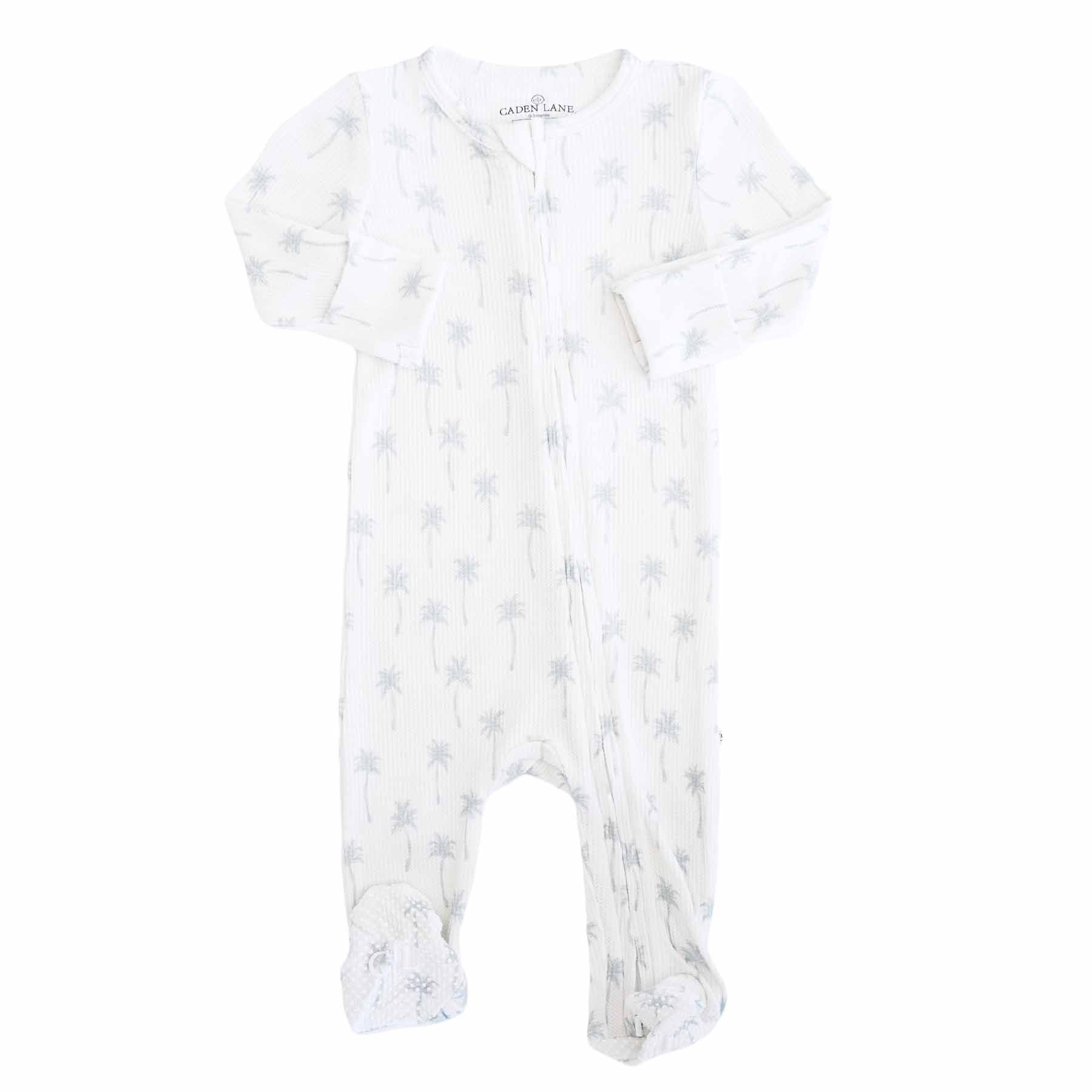  Preppy Palms Bamboo Waffle Zipper Footie、mySite、layawaytickets