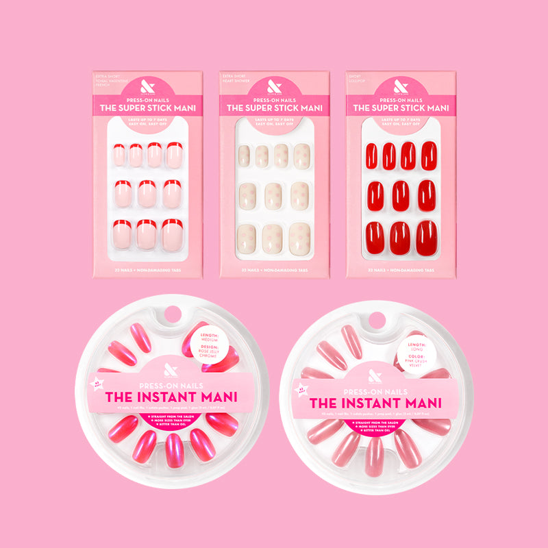 Valentine’s Day Press-On Set、mySite、solidvoid