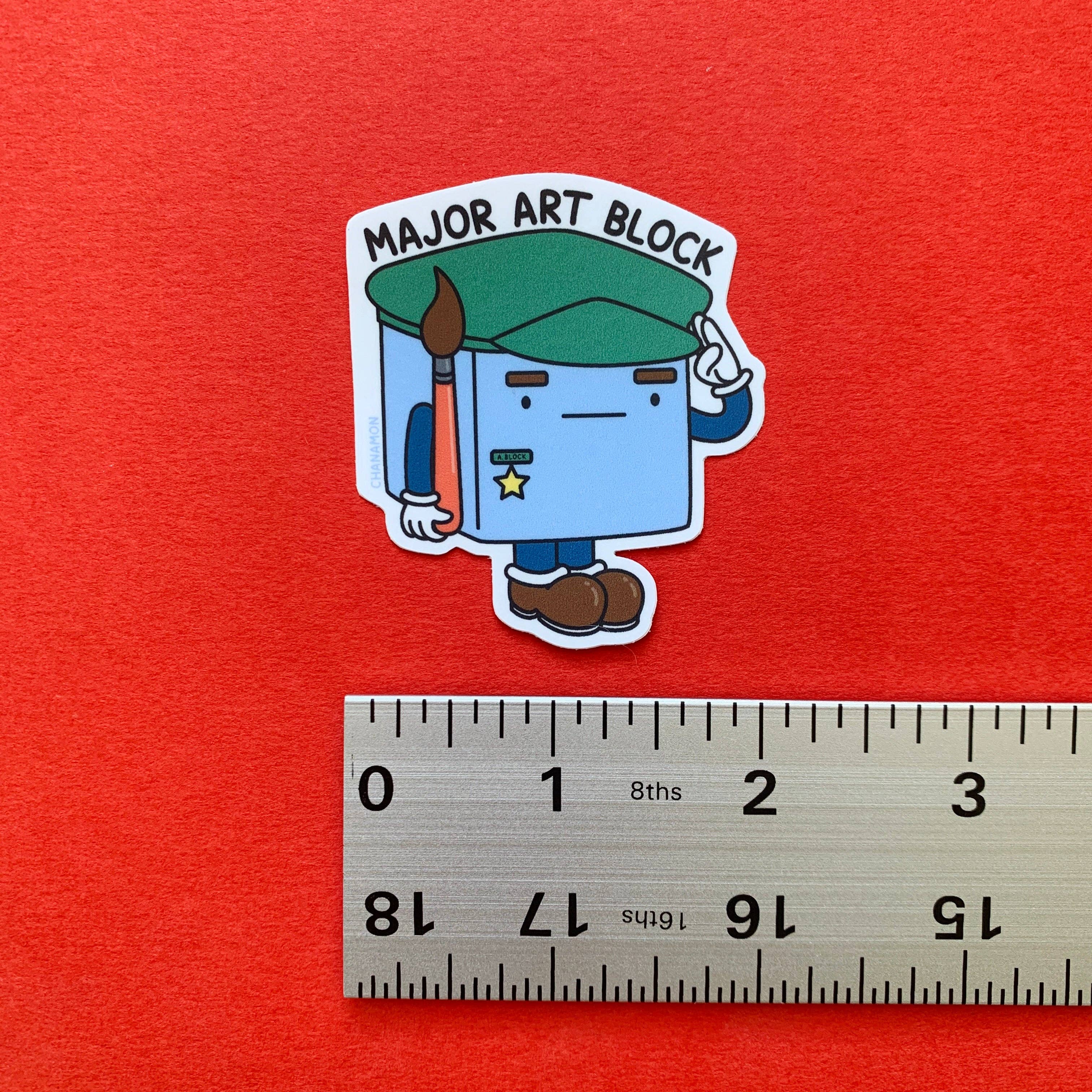 Maison Chanamon - Major Art Block Sticker、mySite、garagedoors4me