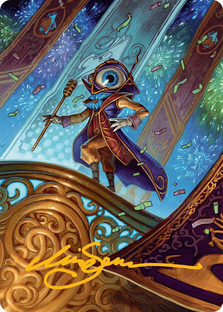 Vnwxt, Verbose Host Art Card (Gold-Stamped Signature) Aetherdrift Art Series、mySite、waistdrama