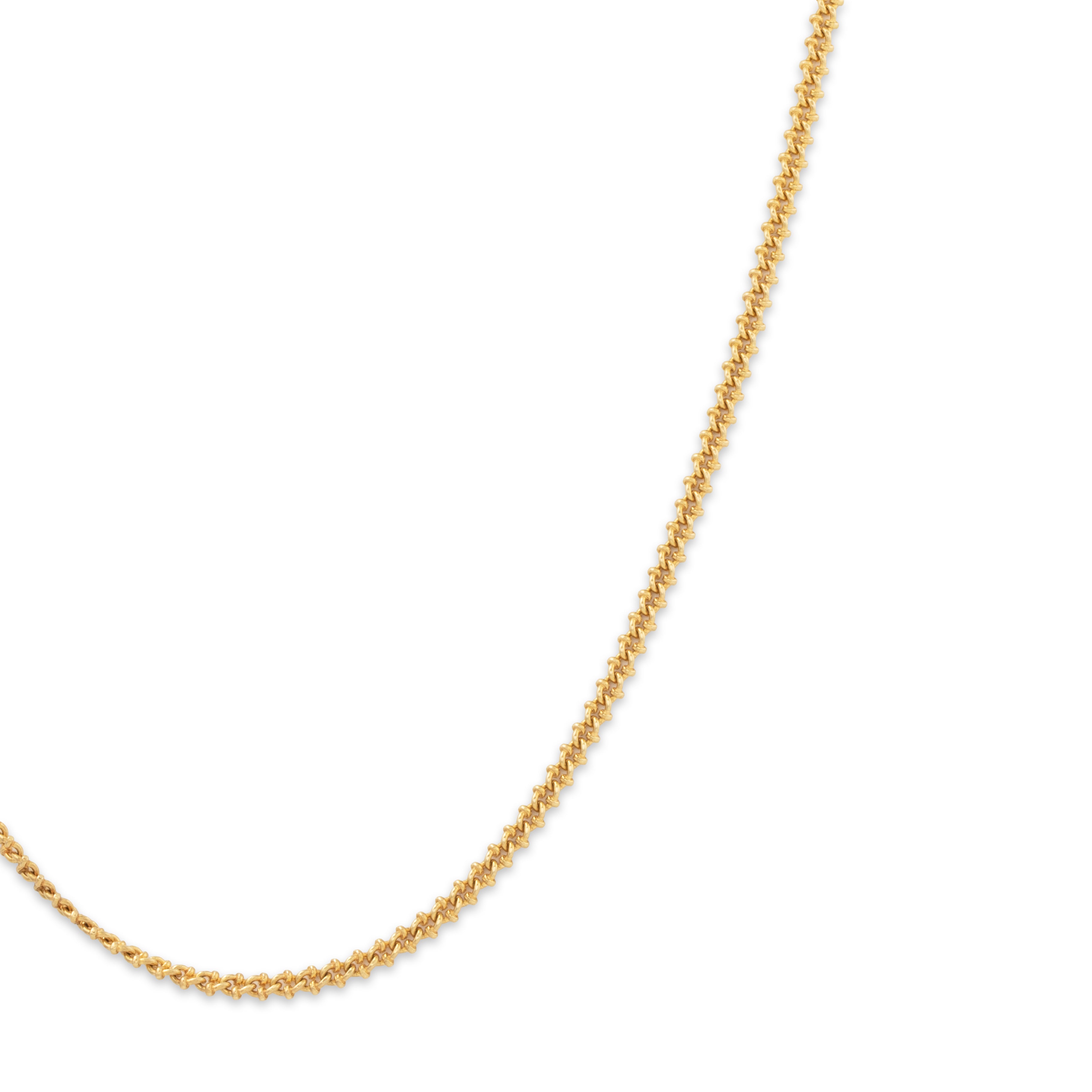 Vintage 18k Yellow Gold Chain Necklace 17.75、mySite、hinf8tx79