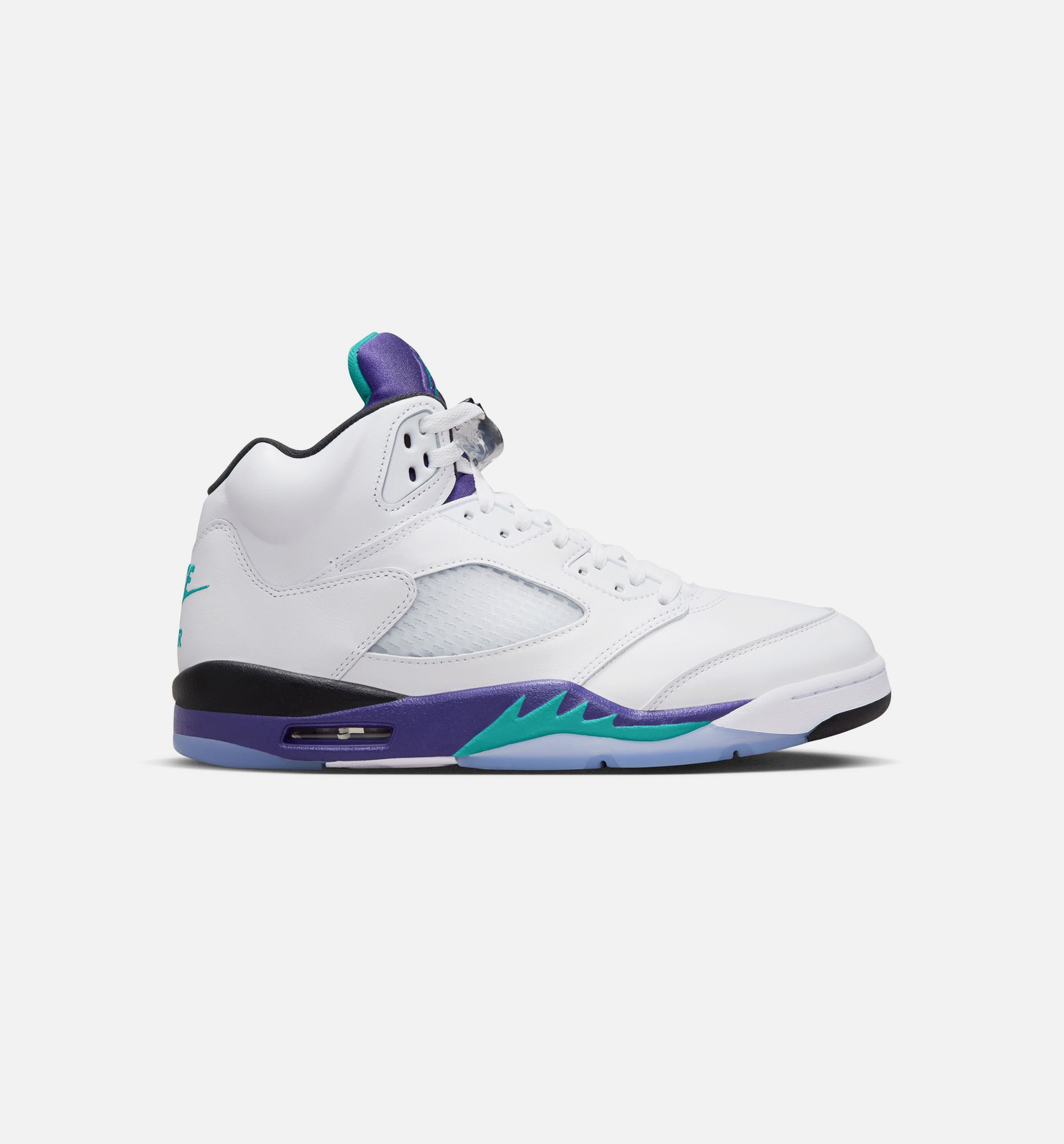 Air Jordan 5 Retro Grape Mens Lifestyle Shoe - White/New Emerald/Grape Ice/Black、mySite、dreamappss