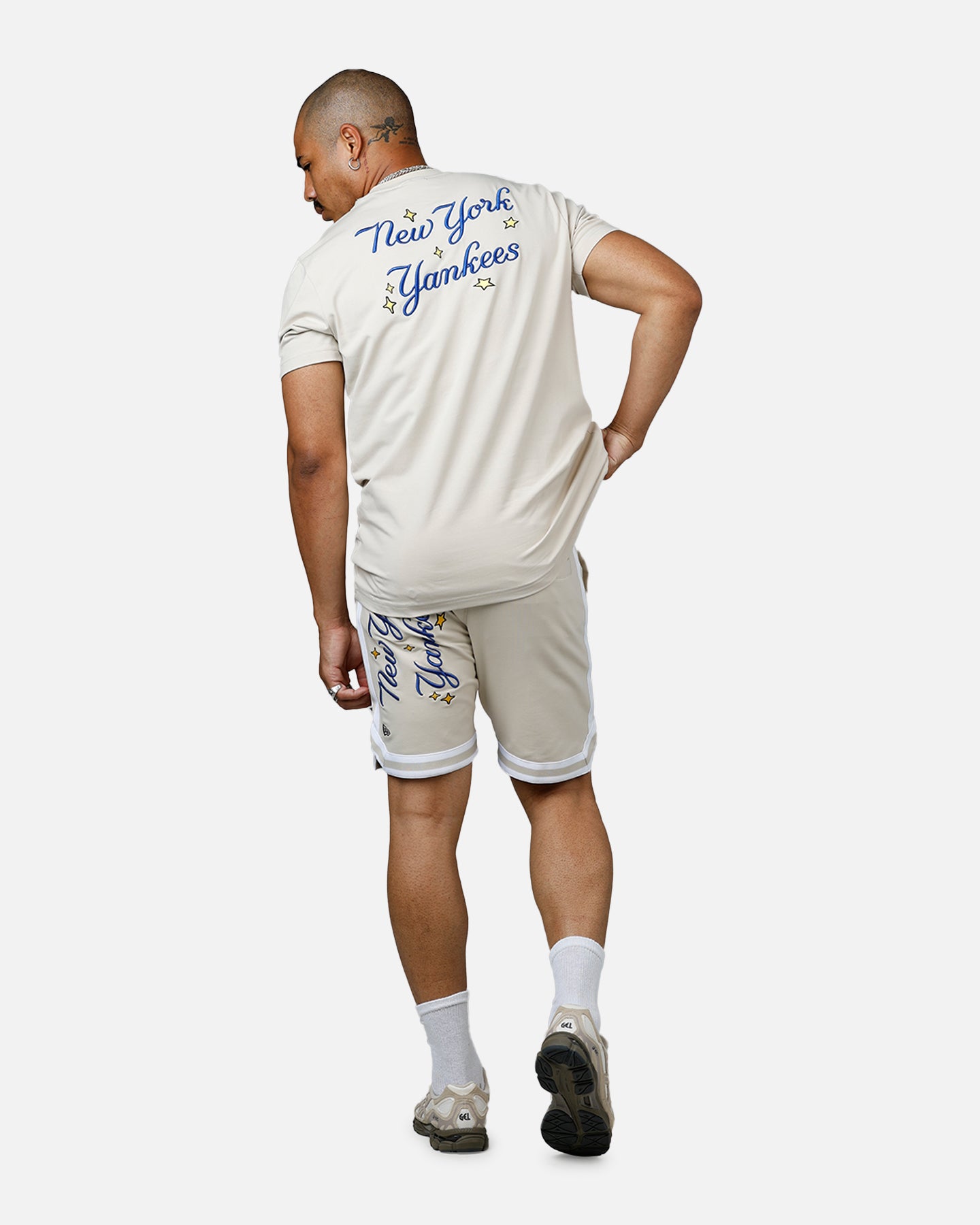 New Era New York Yankees 'Logo Select' Summer T-Shirt Stone、mySite、zt4zffjzw