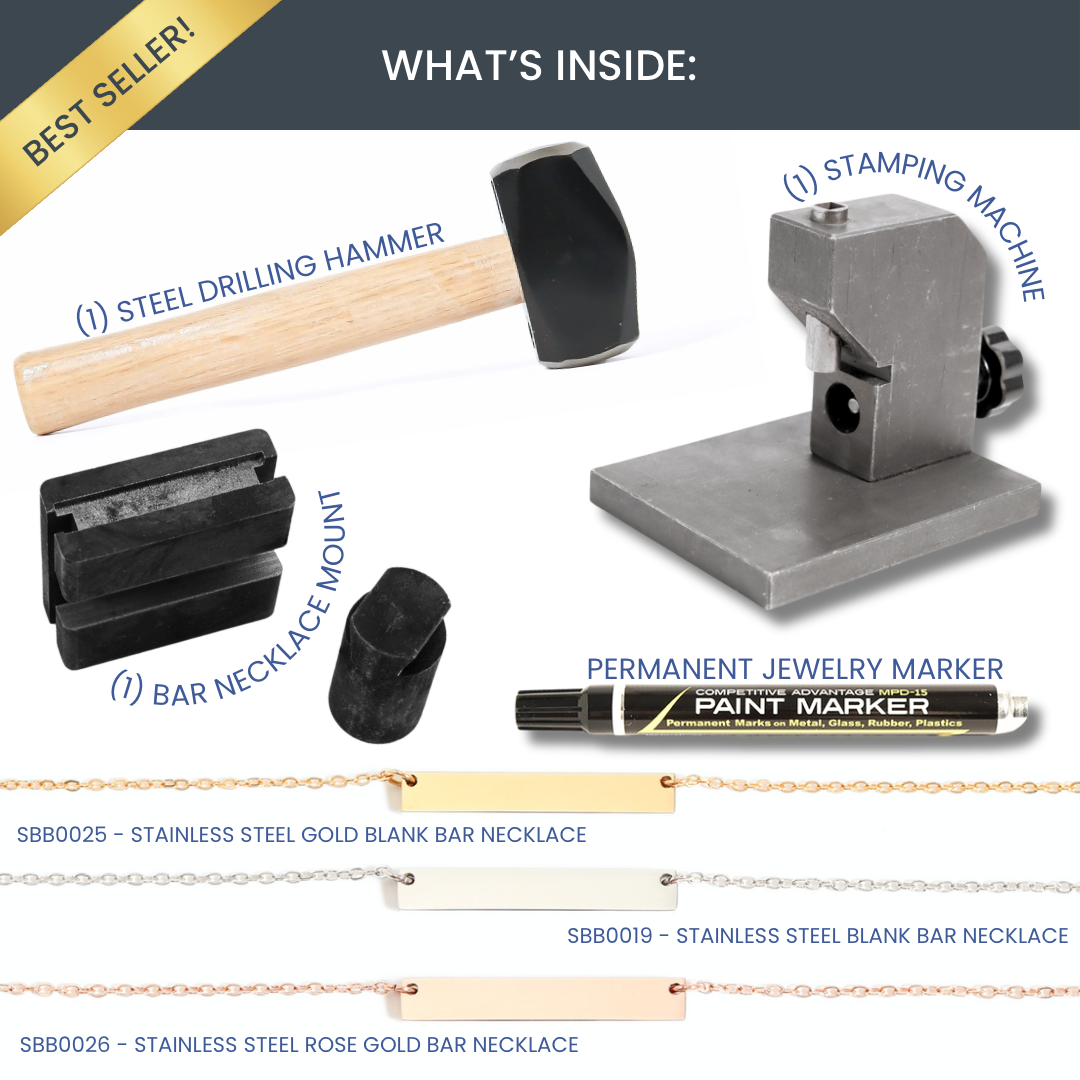 Bar Necklace Stamping Business Starter Kit / BST0002、mySite、dreamappss