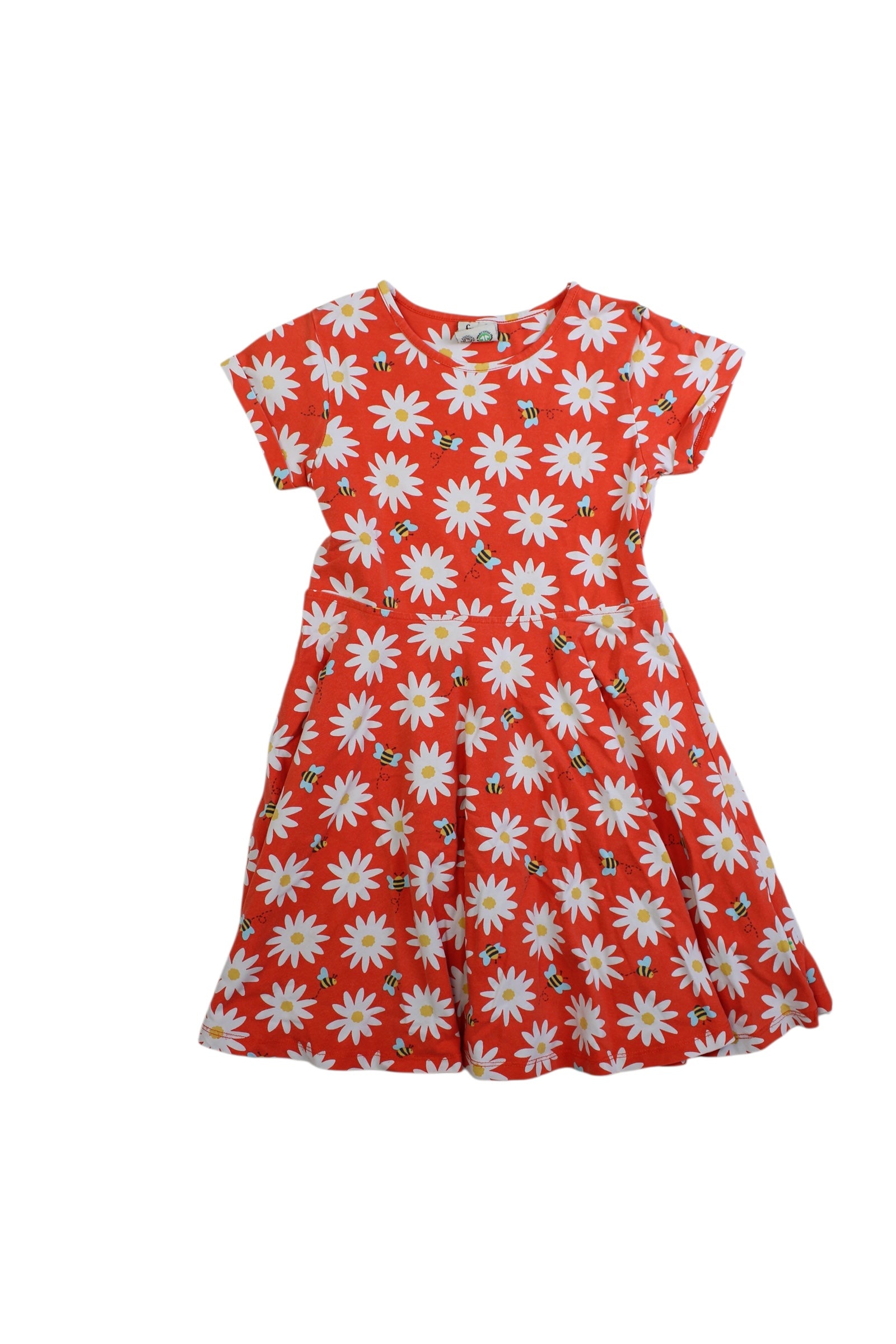 Frugi Short Sleeve Dress 5T - 6T、mySite、g9winljtr