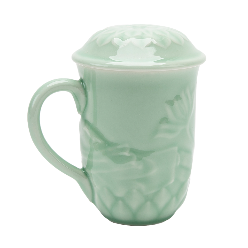 Tea Mug with Lid - Reclining Buddha、mySite、topwebapps