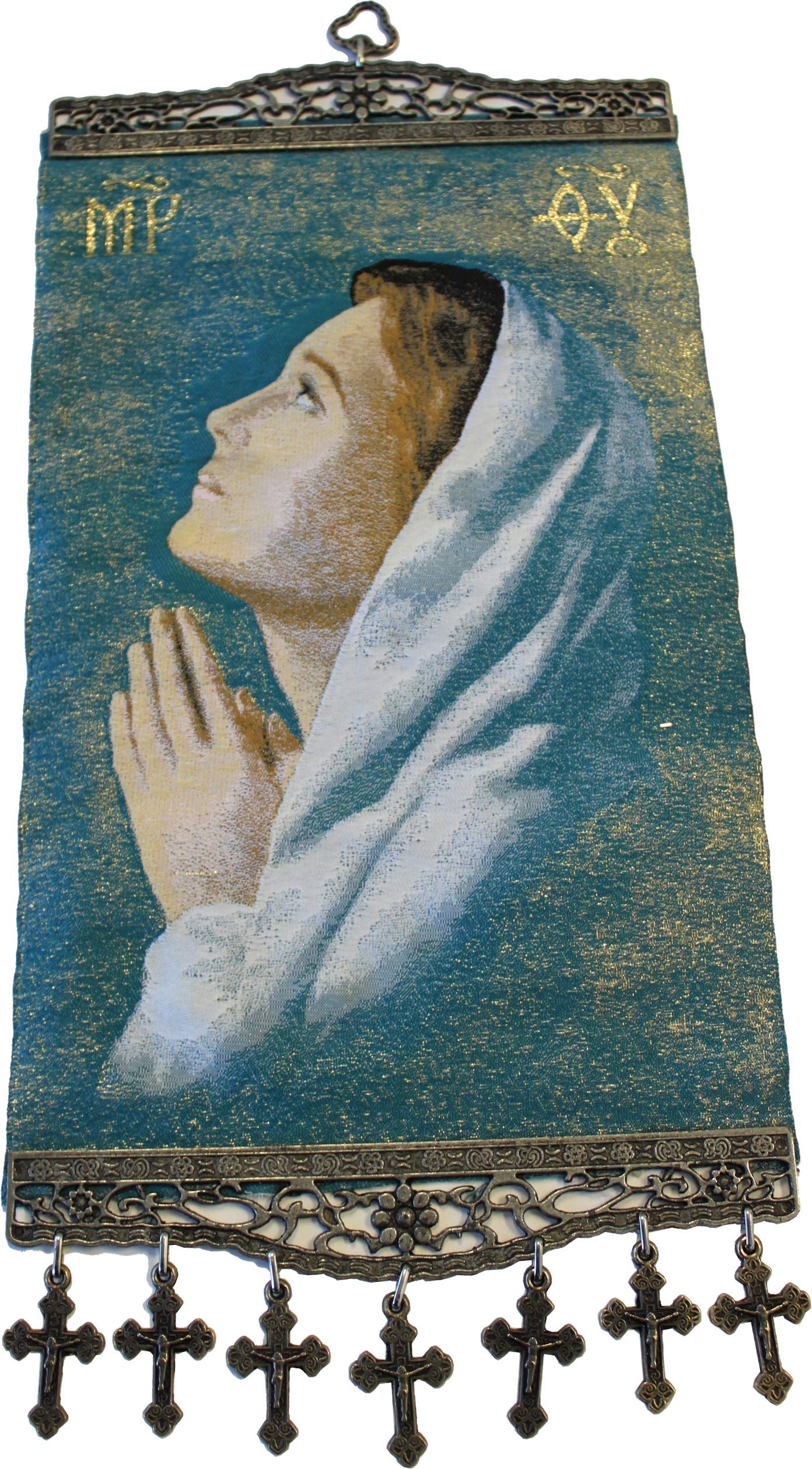  Holy Land Market Extra Large Wall Hanging Tapestry with Heat Printing on Synthetic Cloth Decorated (17.5 x 8 Inches)、mySite、elrpsem3k