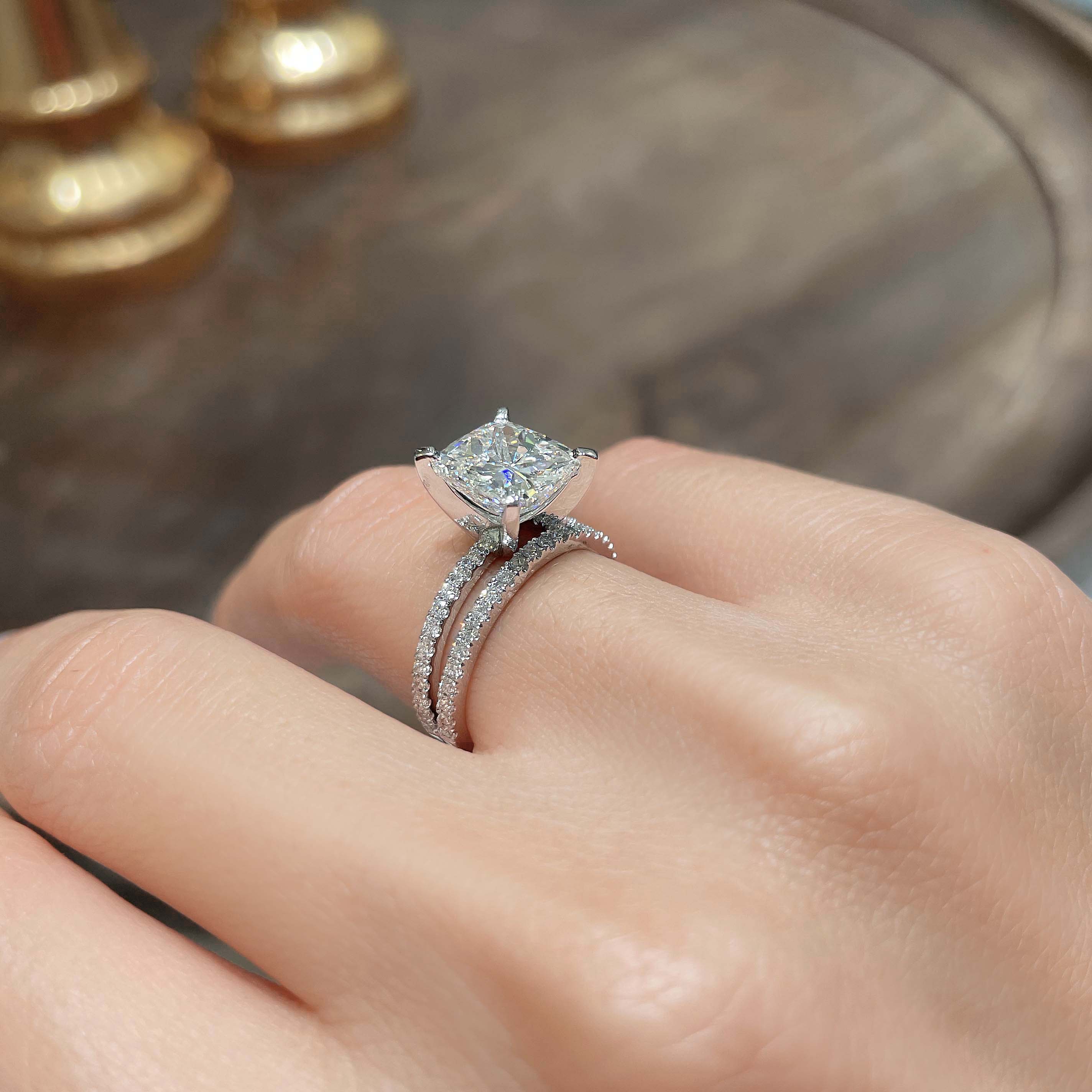 Stephanie Diamond Bridal Set -Platinum、mySite、hinf8tx79