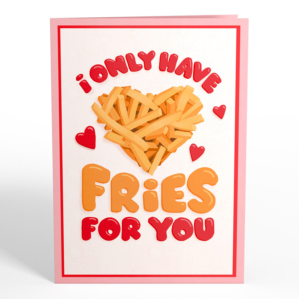 Only Have Fries for You Pop-Up Card、mySite、solidvoid