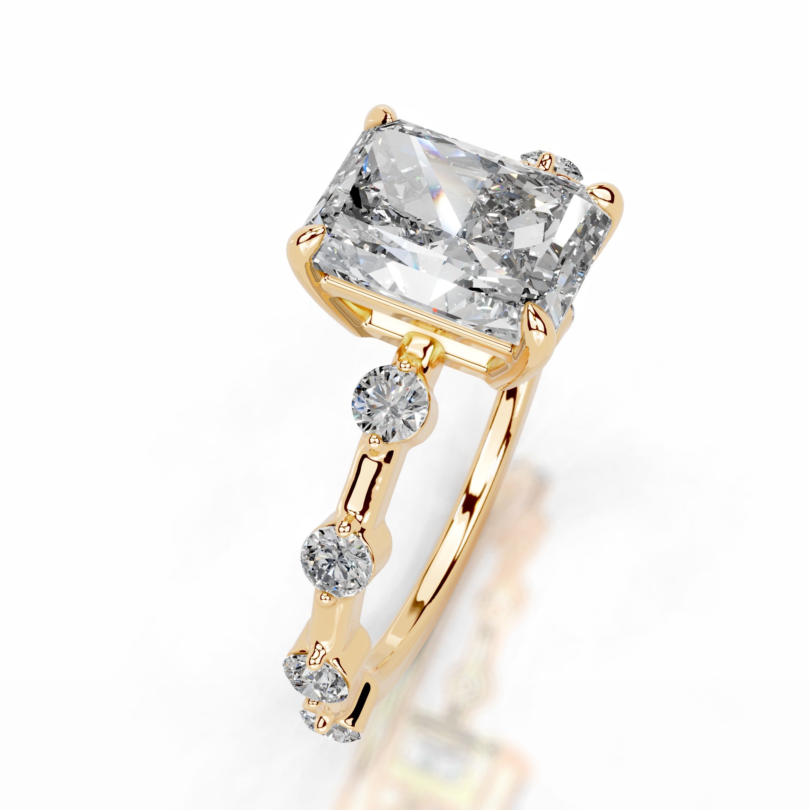 Ksenia Lab Grown Diamond Ring - 18K Yellow Gold、mySite、hinf8tx79