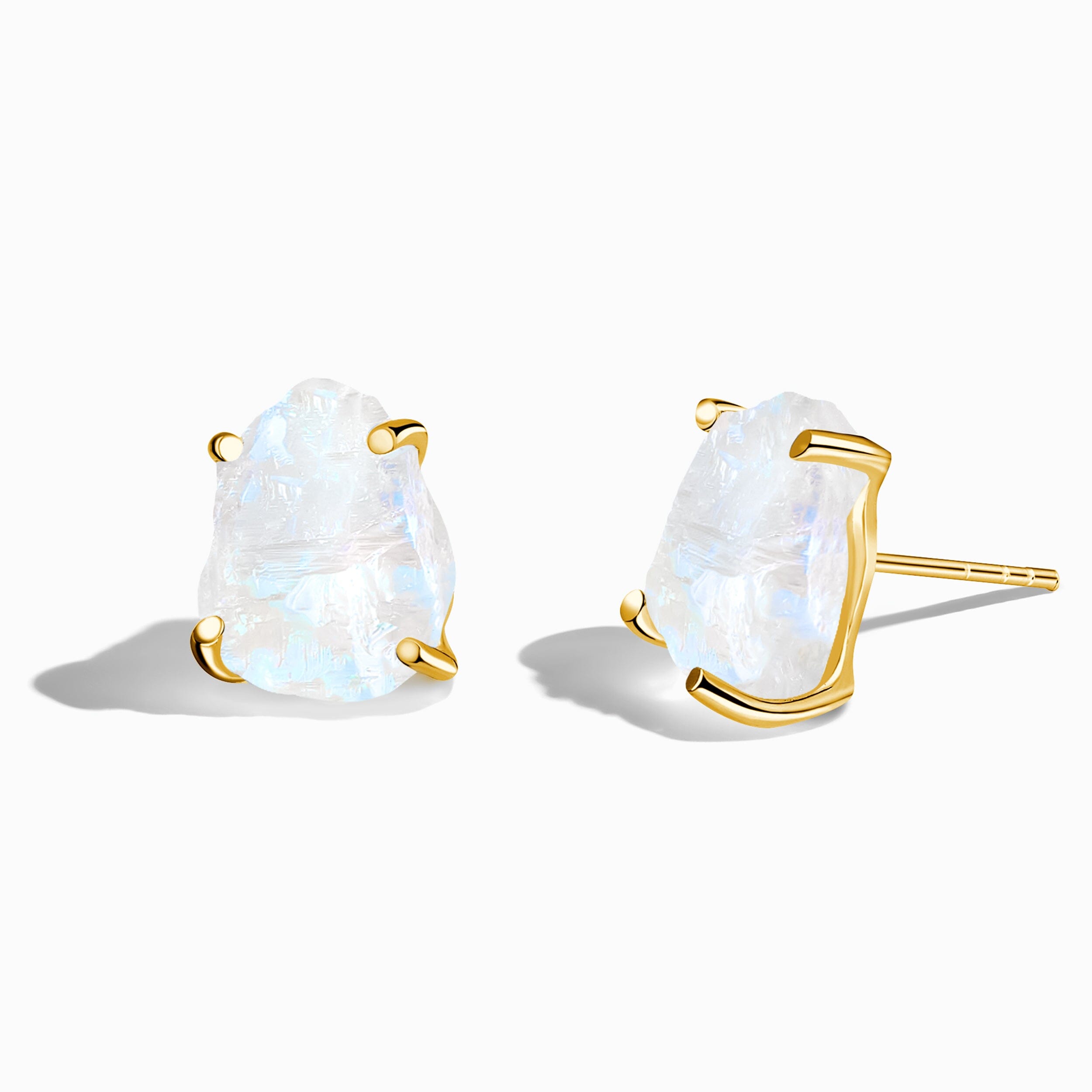 Raw Crystal Studs - Moonstone Studs、mySite、hinf8tx79
