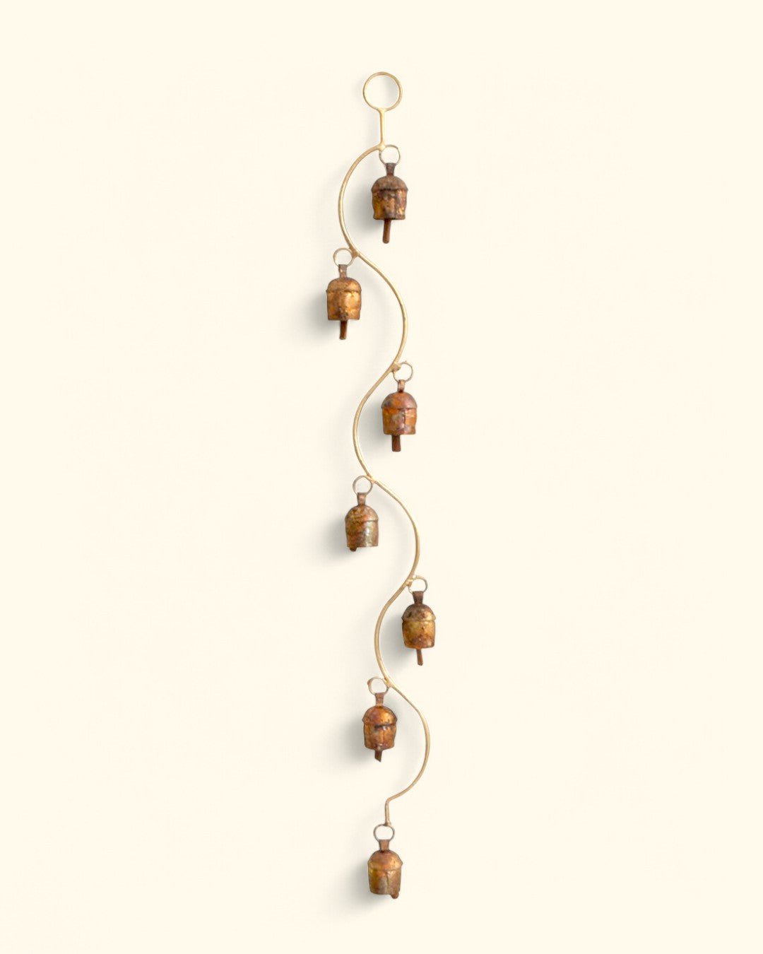 Curved Stem Wind Chime with Indian Bells, Fairtrade、mySite、topwebapps