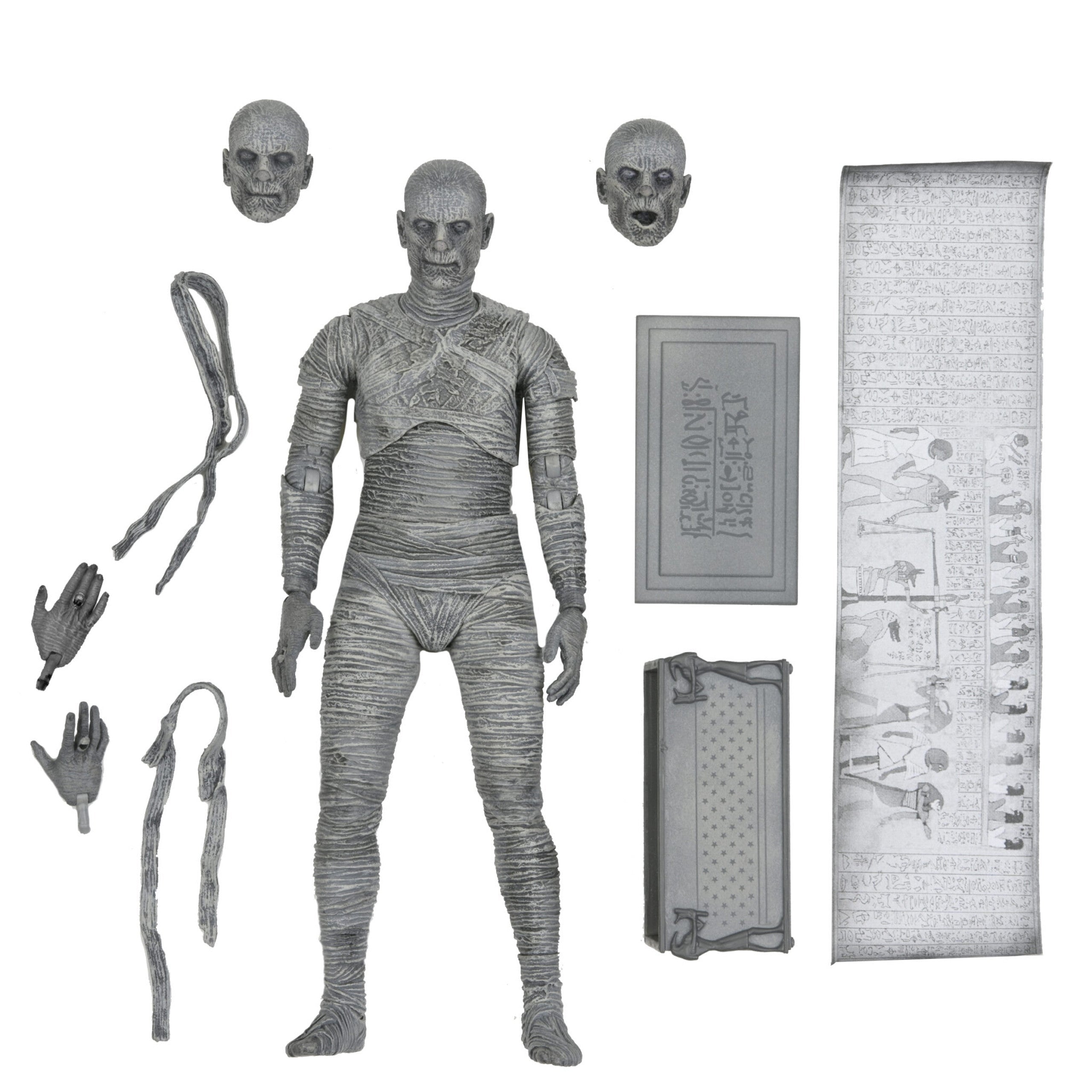 NECA Universal Monsters Ultimate Mummy (Black & White)、mySite、hgirdovlk
