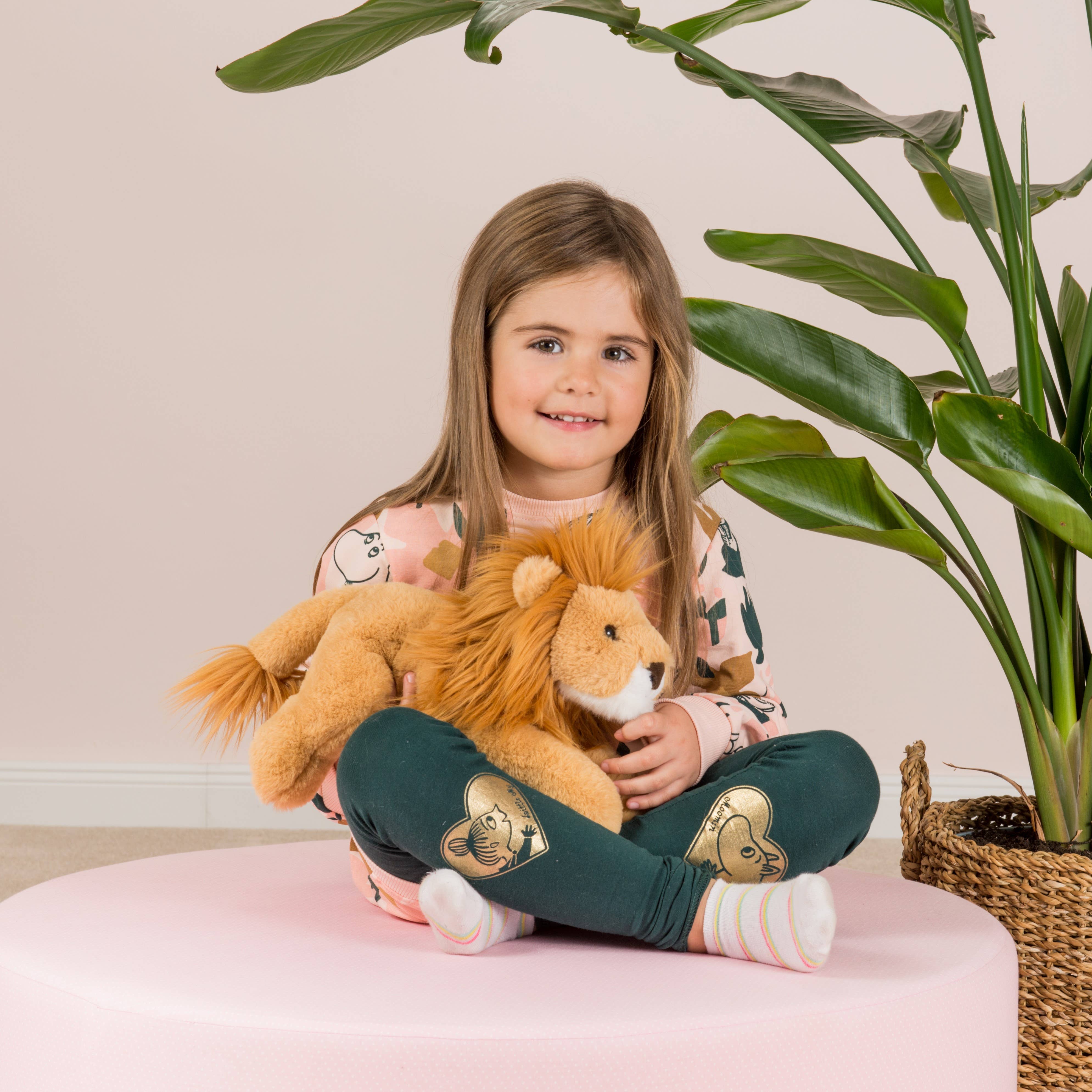 Floppy Plush Lion Lying 33 cm by Teddy Hermann、mySite、g9winljtr