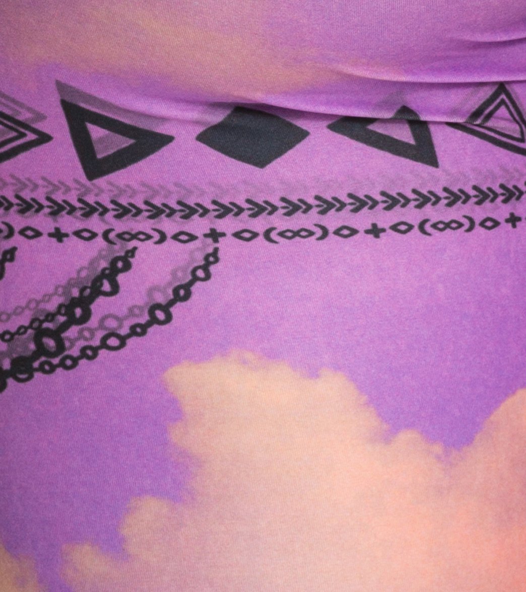 Teeki Purple Hazed Yoga Capris、mySite、noshort