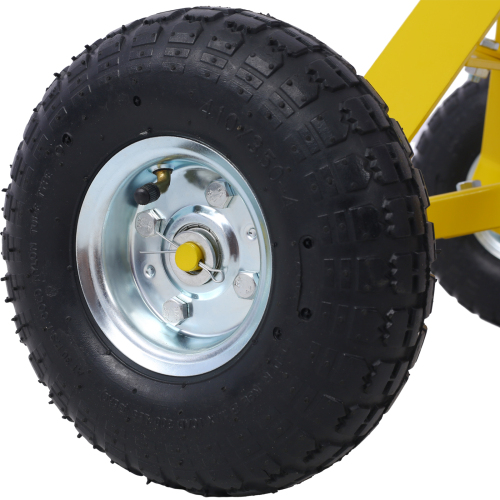 Trailer Dolly with Pneumatic Tires - 600 Lb. Maximum Tongue Weight Capacity,Yellow color、、eastwooduniform