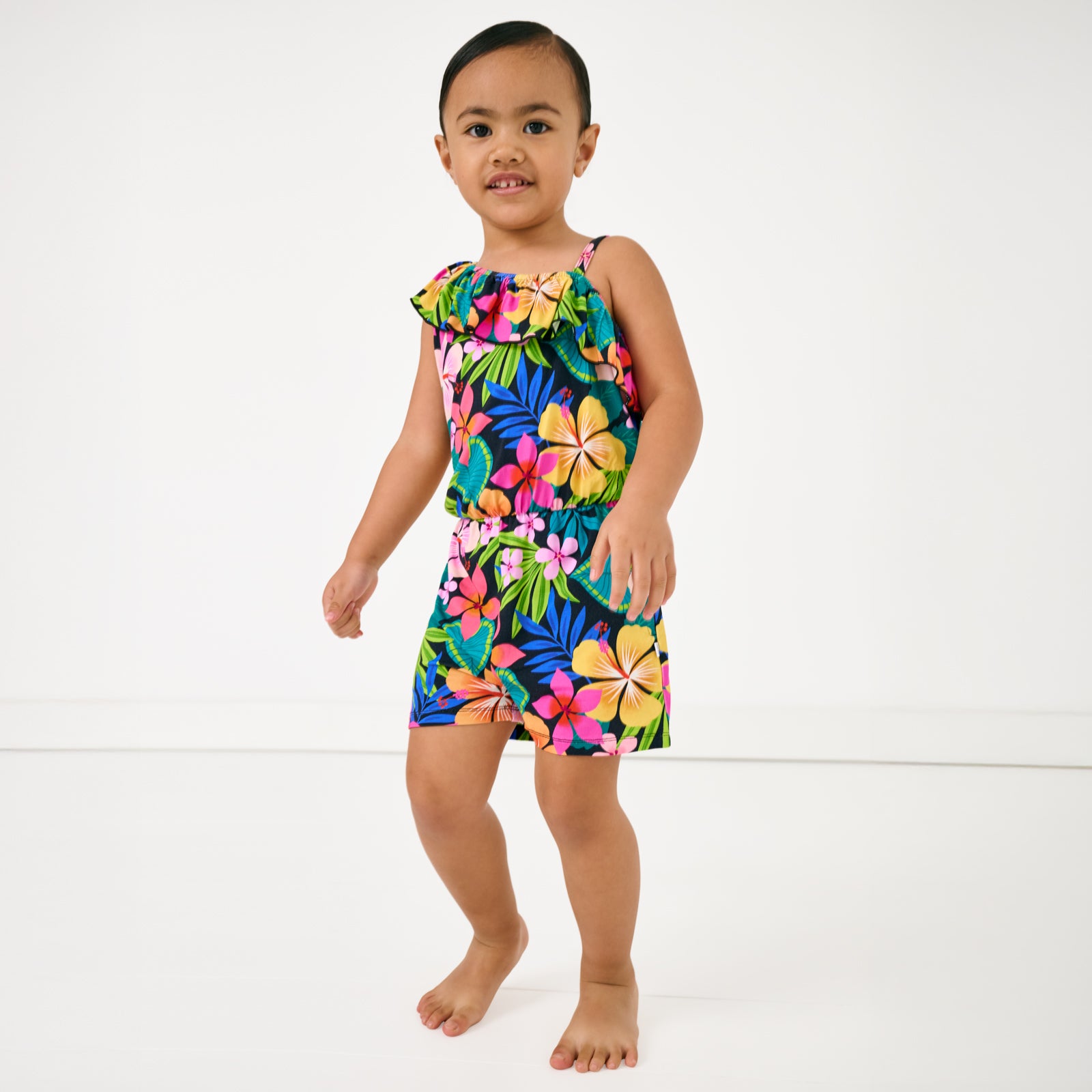  Jungle Blooms Asymmetrical Romper、mySite、layawaytickets