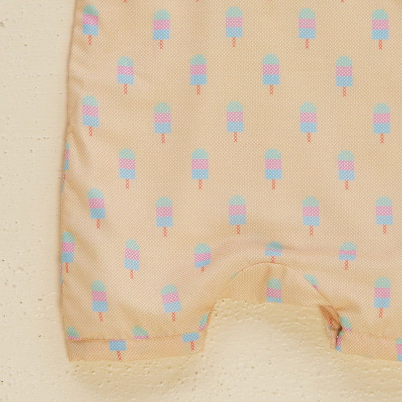 Cotton Romper For Kids | Printed | Cream、mySite、camillekostekn