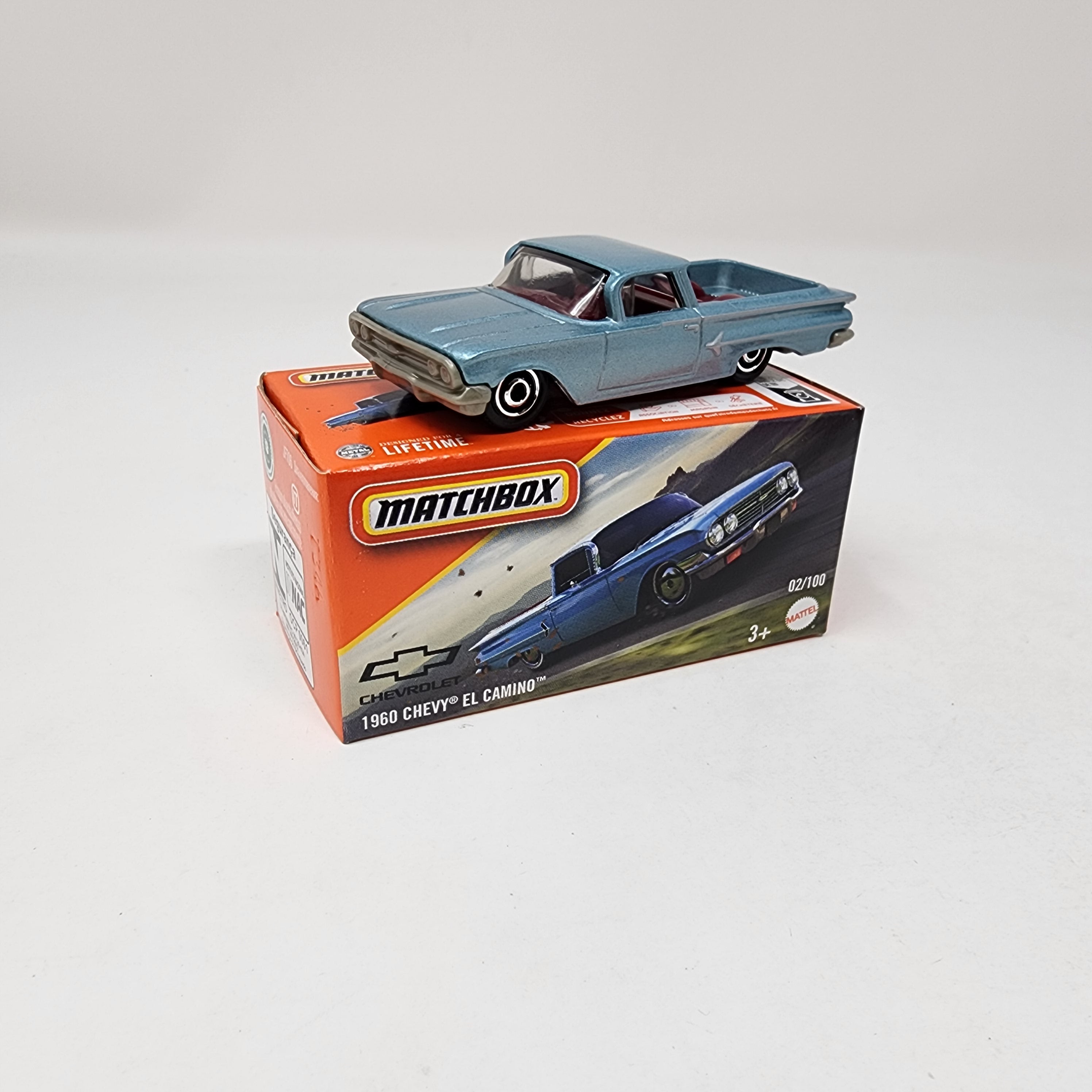 1960 Chevy El Camino #2 * 2025 Matchbox Power Grabs Case A、mySite、hgirdovlk