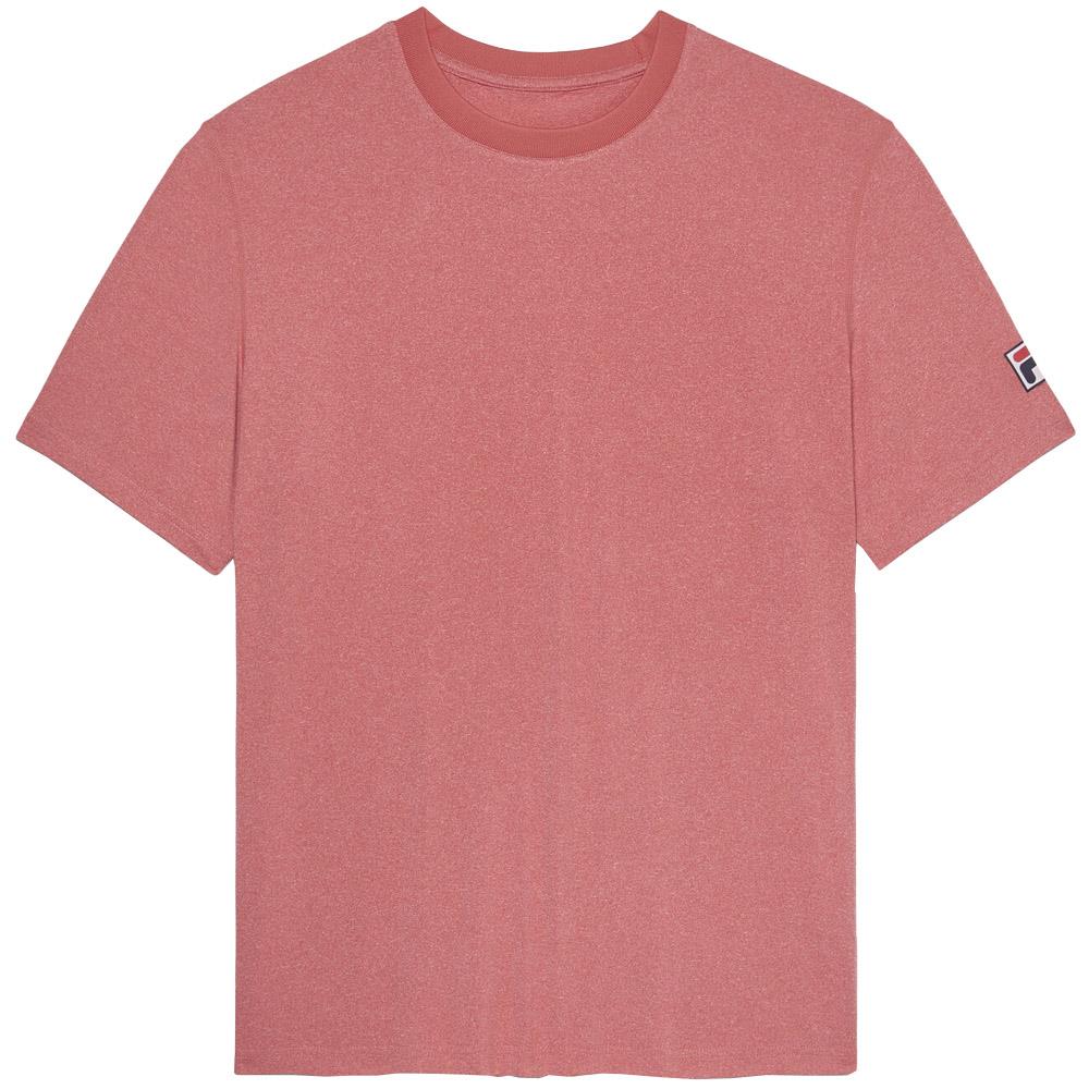 Fila Men's Essentials Short Sleeve Tennis Crew - Fila Red Heather、mySite、neckold