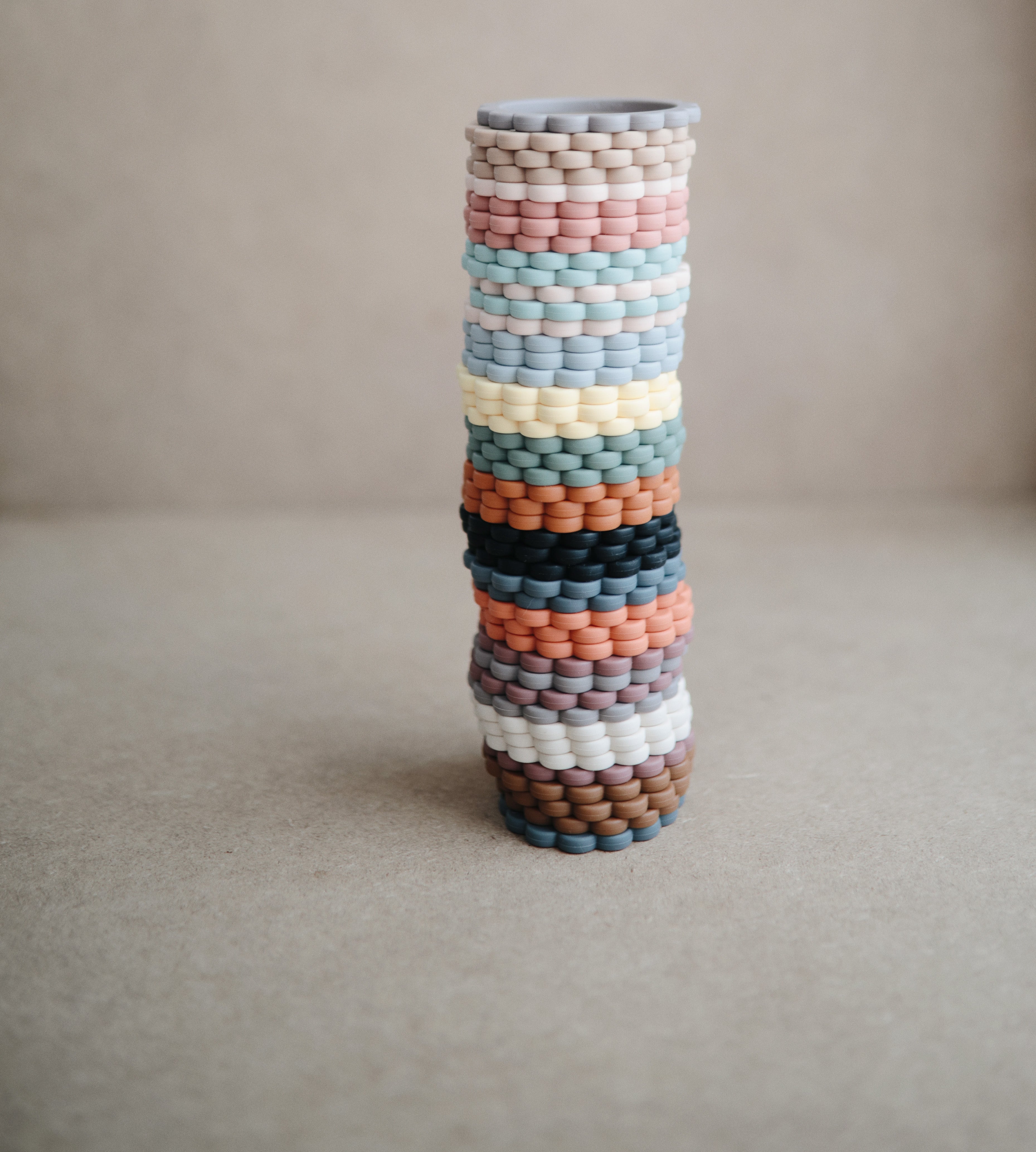 Flower Teething Bracelet 3-Pack - Rose/Blush/Shifting Sand、mySite、g9winljtr