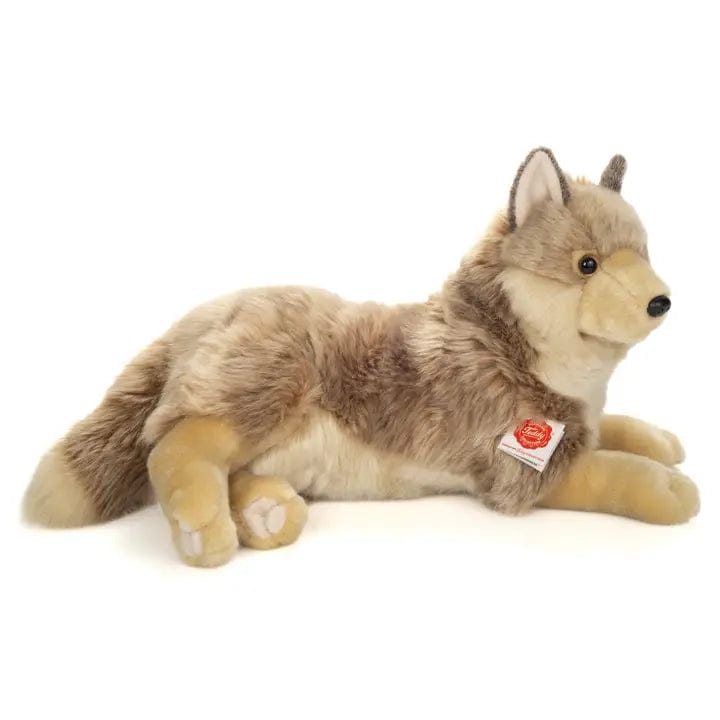 Wolf or Coyote Large Size Lying Down Plush by Teddy Hermann、mySite、g9winljtr