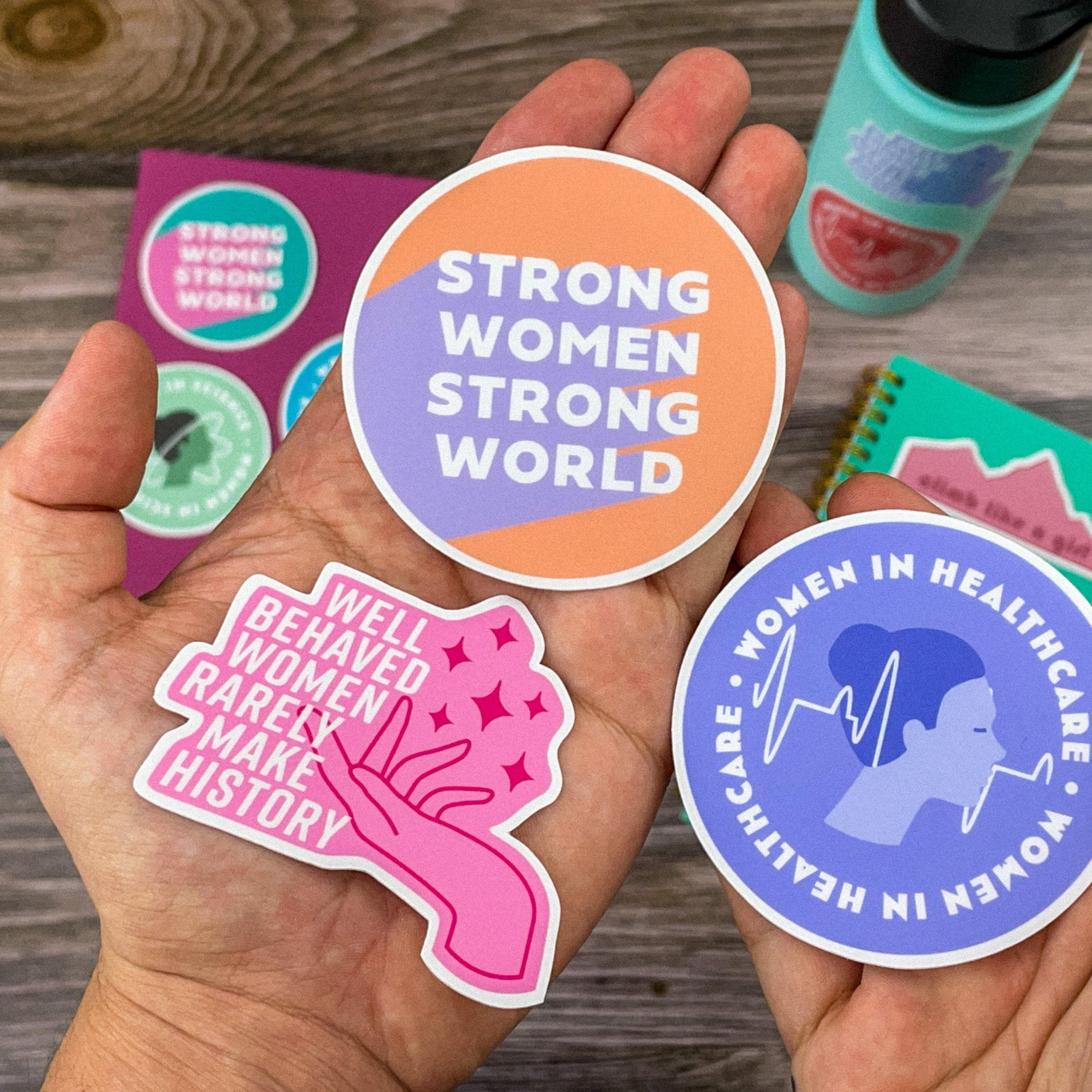  Women in Healthcare Purple Sticker、mySite、elrpsem3k