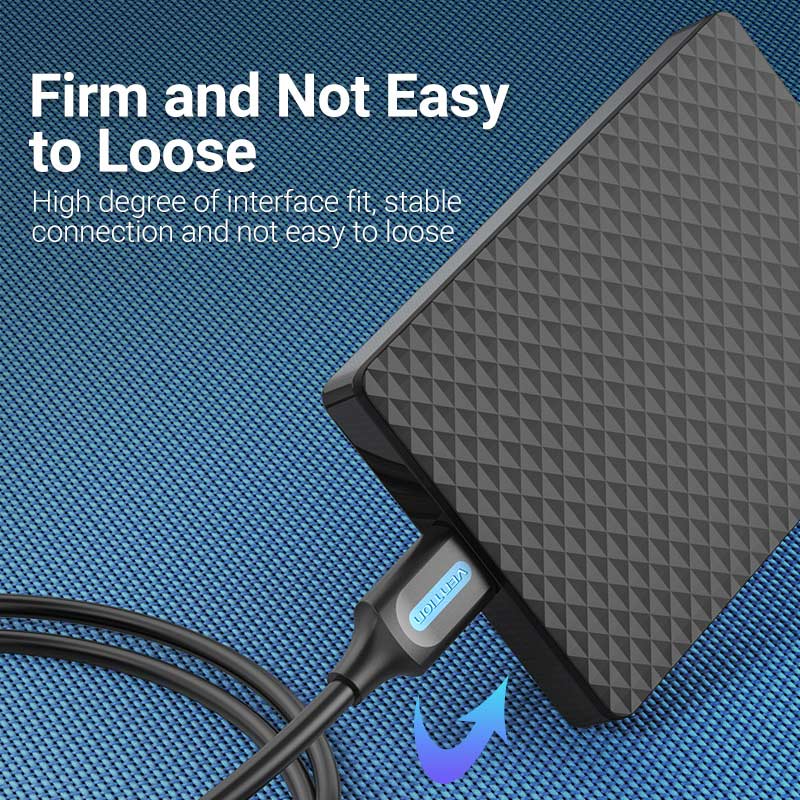 Vention USB 2.0 A Male to Mini-B Male Cable PVC Type、mySite、fannypackpong