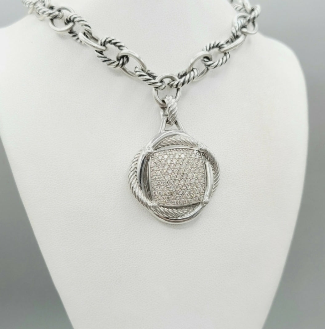 David Yurman Infinity Large Pendant 鈥?Diamonds、mySite、hinf8tx79
