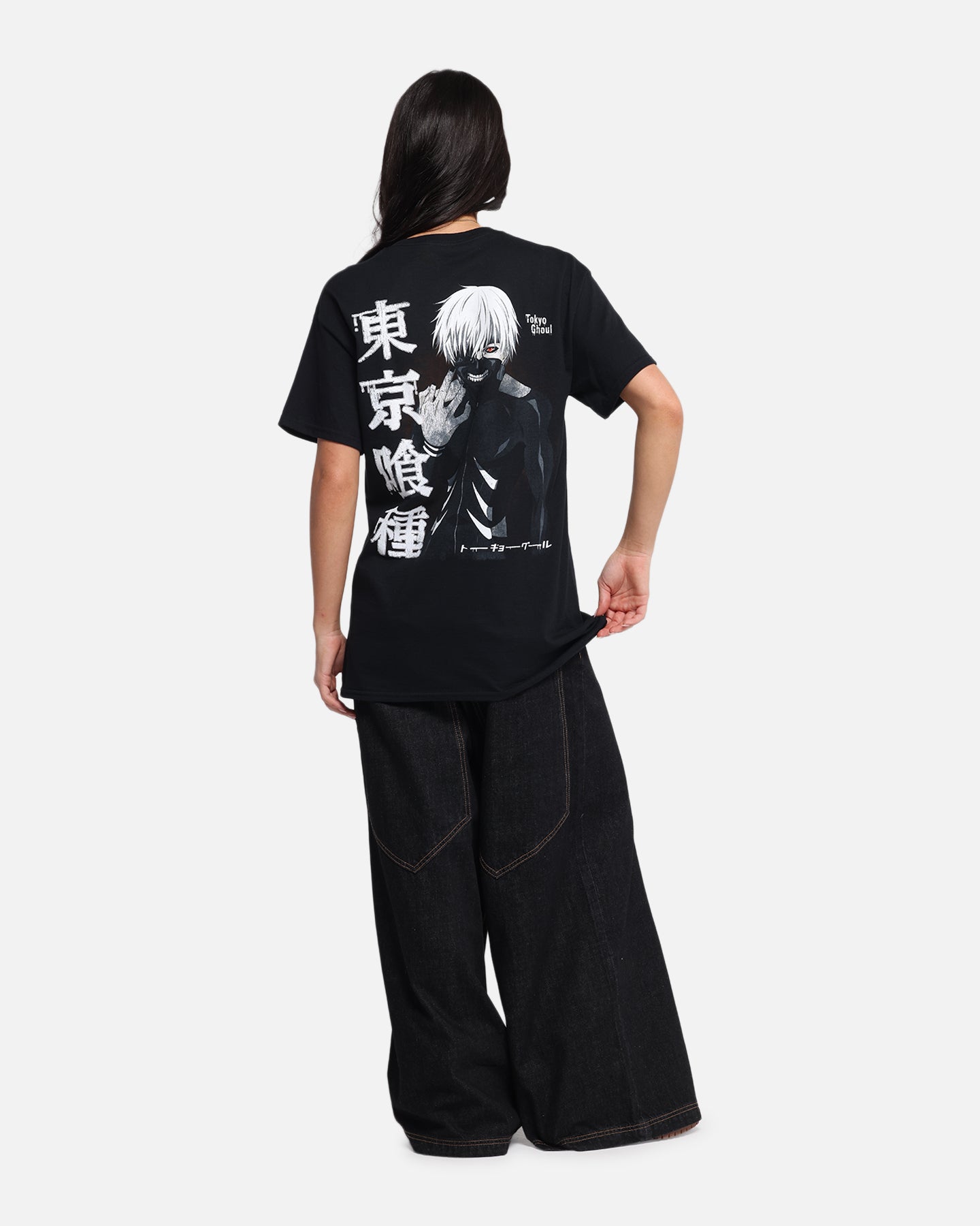 Goat Crew X Tokyo Ghoul Kaneki T-Shirt Black、mySite、zt4zffjzw
