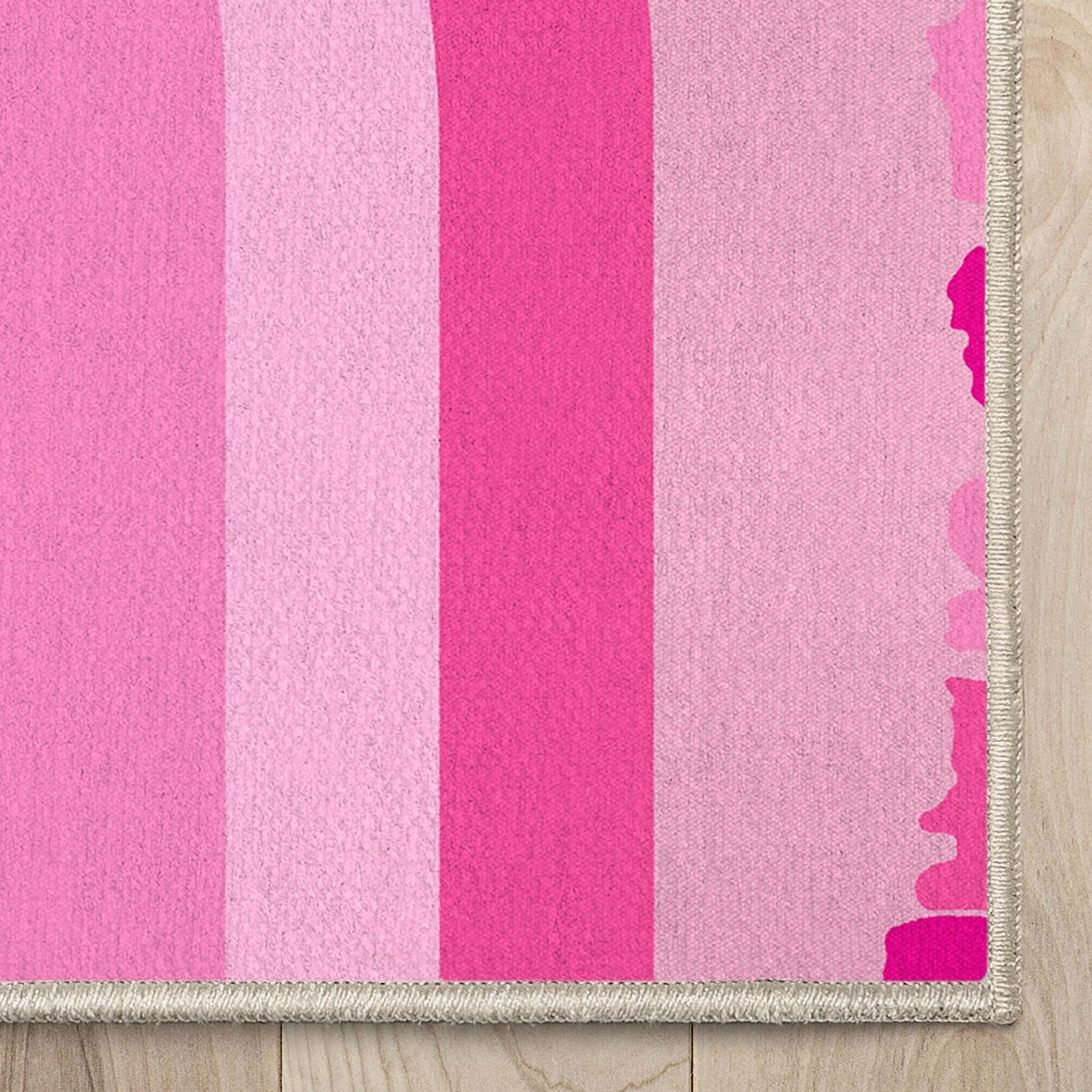 Apollo Geometric Modern Pink Rug for Living Room, Bedroom, Kitchen & Office、mySite、gigharbornorthrealestate