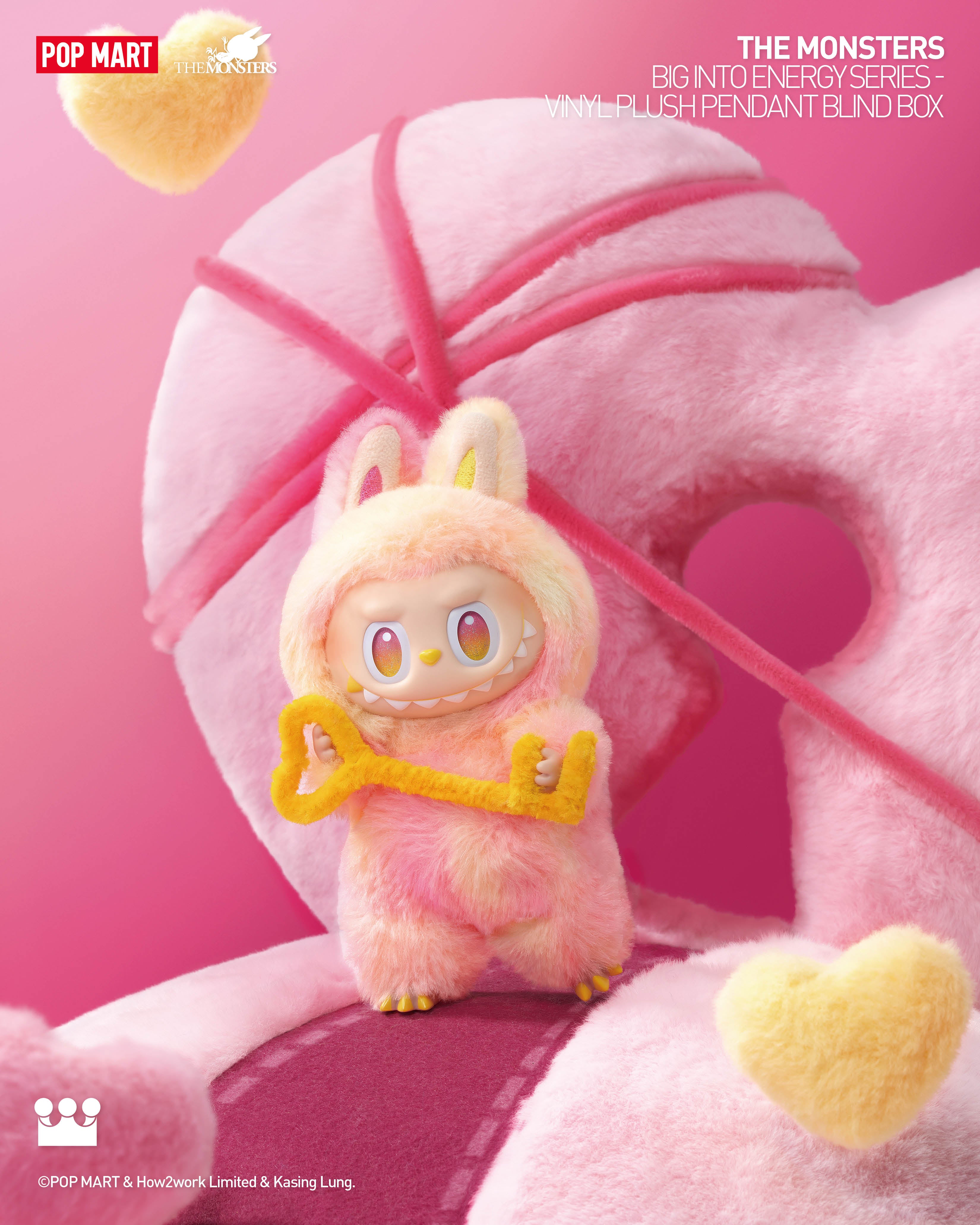  POP MART THE MONSTERS Big into Energy Series-Vinyl Plush Pendant Blind Box、mySite、greenlandpopulation