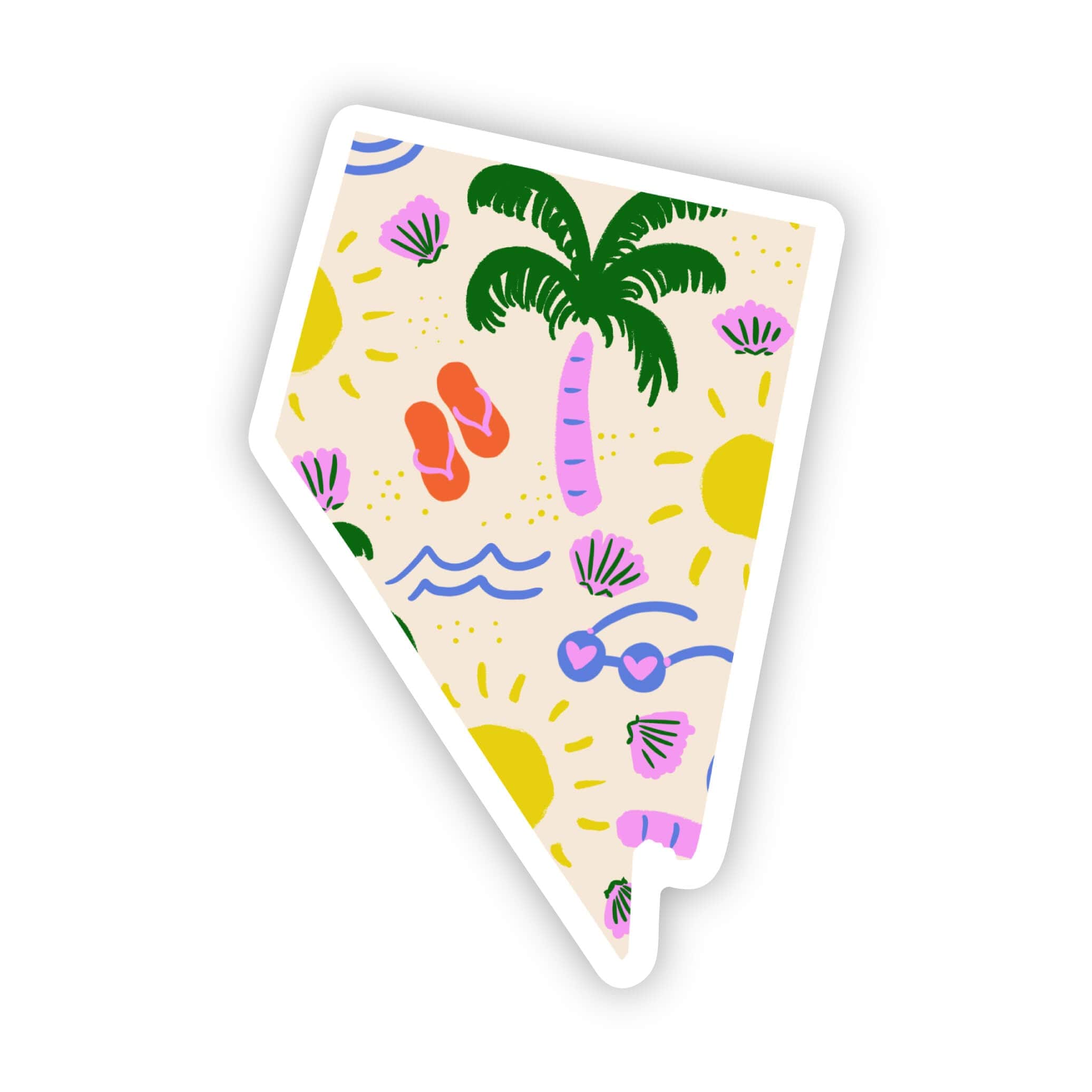  Nevada Sticker - Beach、mySite、elrpsem3k