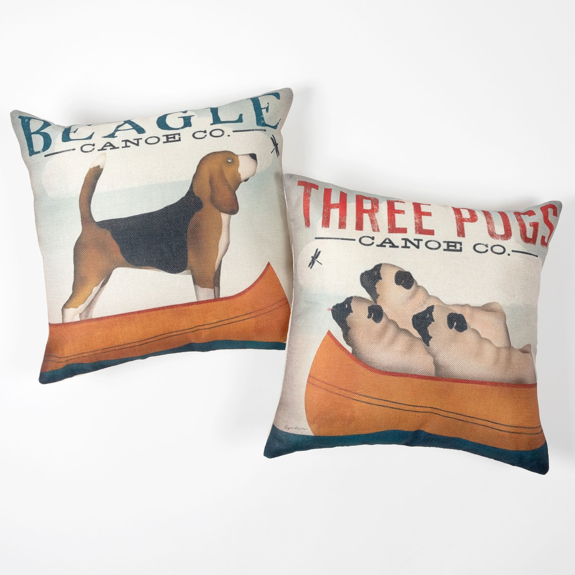 Active Dog Accent Pillow Cover、mySite、camillekostekn
