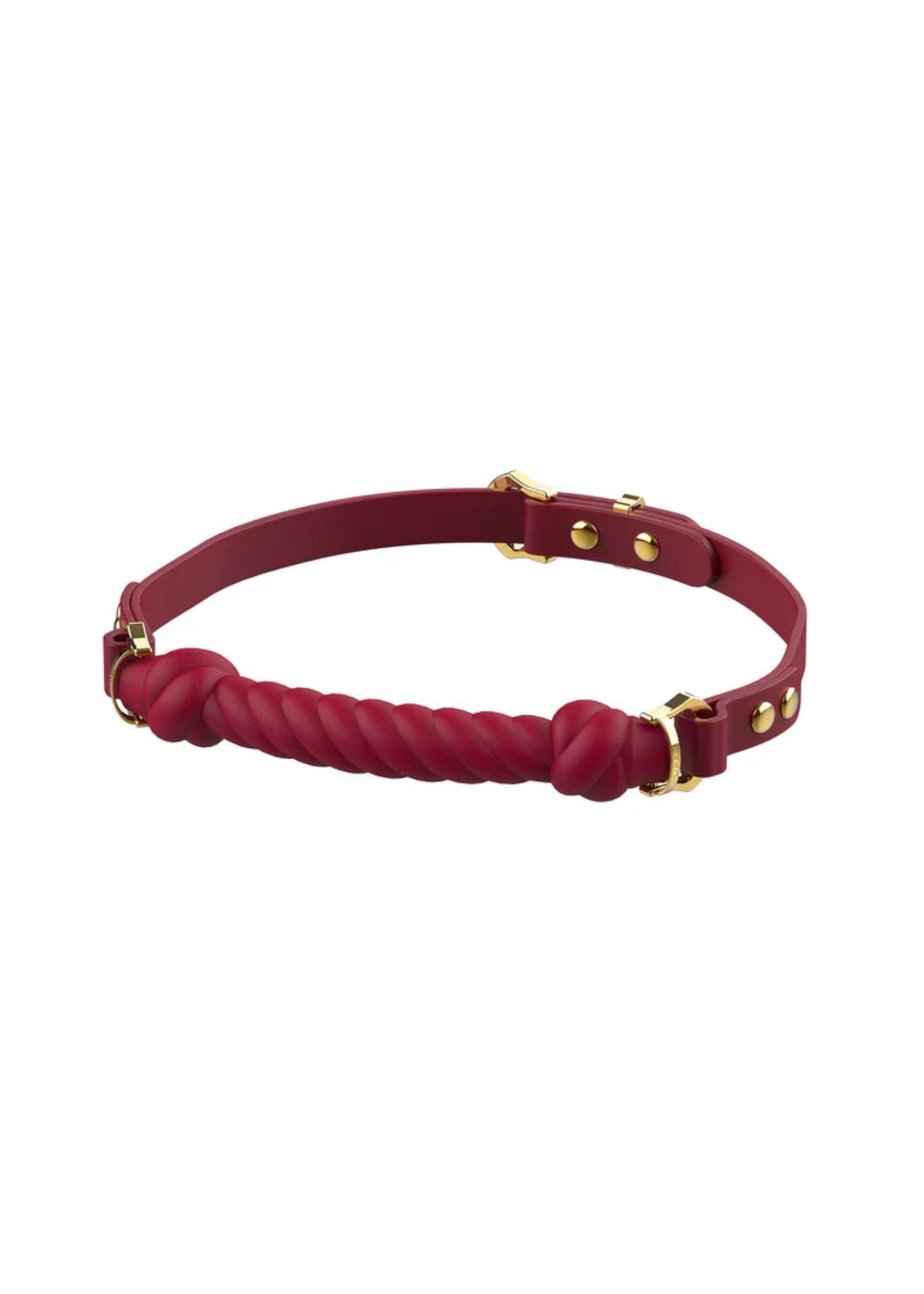  Desire of Mouth Knot Shaped Mouth Gag (Red)、mySite、justintrudeaud