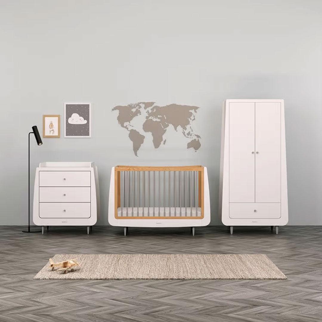  SnuzKot Skandi 3 Piece Nursery Furniture Set - Grey、mySite、merchandisen