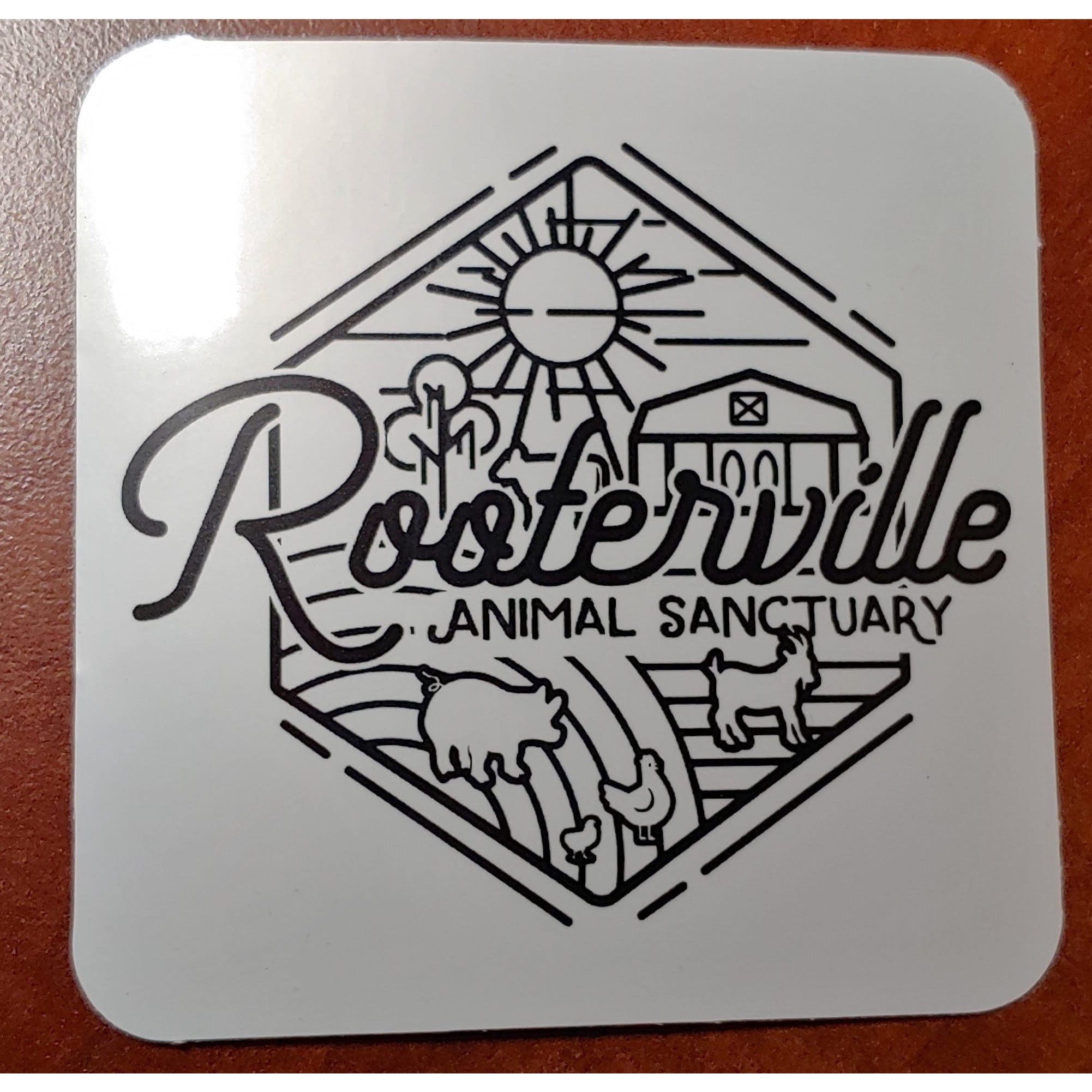 Rooterville Retro Cool Sticker! Share your love for the BEST sanctuary in the world with the world!、mySite、g9winljtr